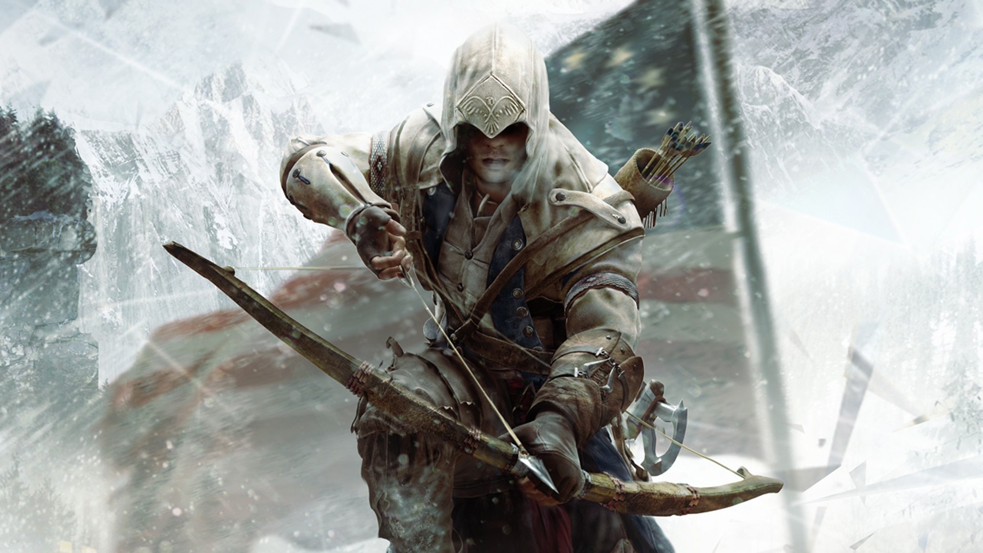 Assassin from Assassin's Creed holding a sword HD Wallpaper