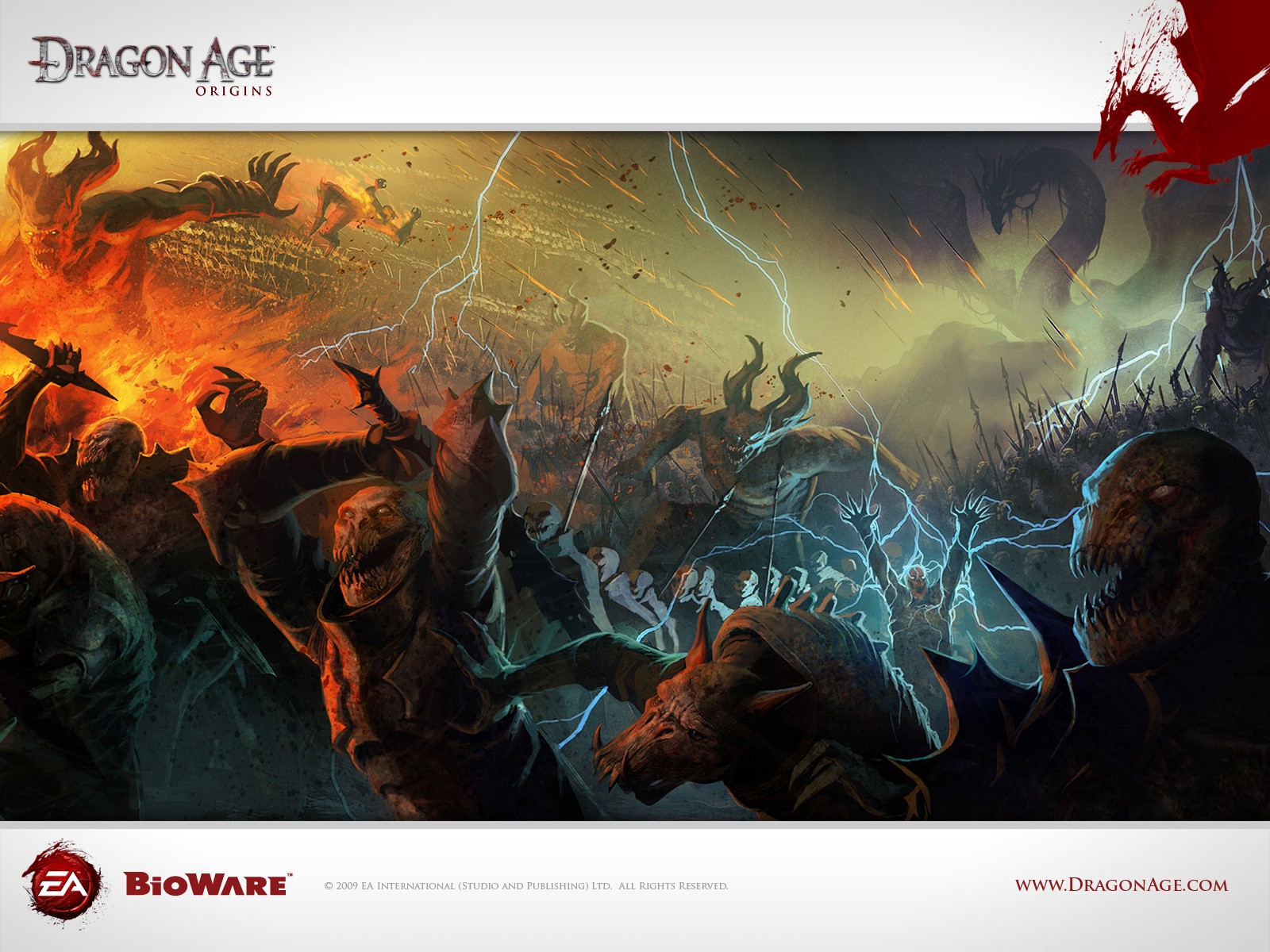 Dragon Age Origins promotional art HD Wallpaper