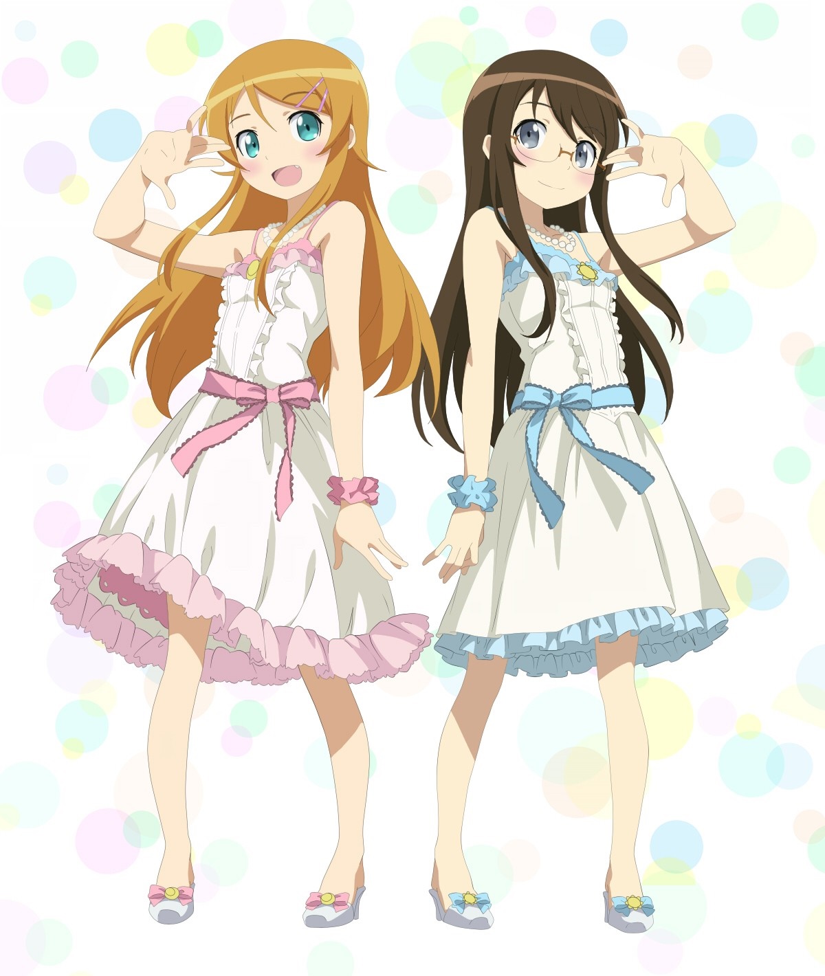 Kousaka Kirino and Kuroneko from Ore no Imouto ga Konnani Kawaii Wake ga Nai HD Wallpaper