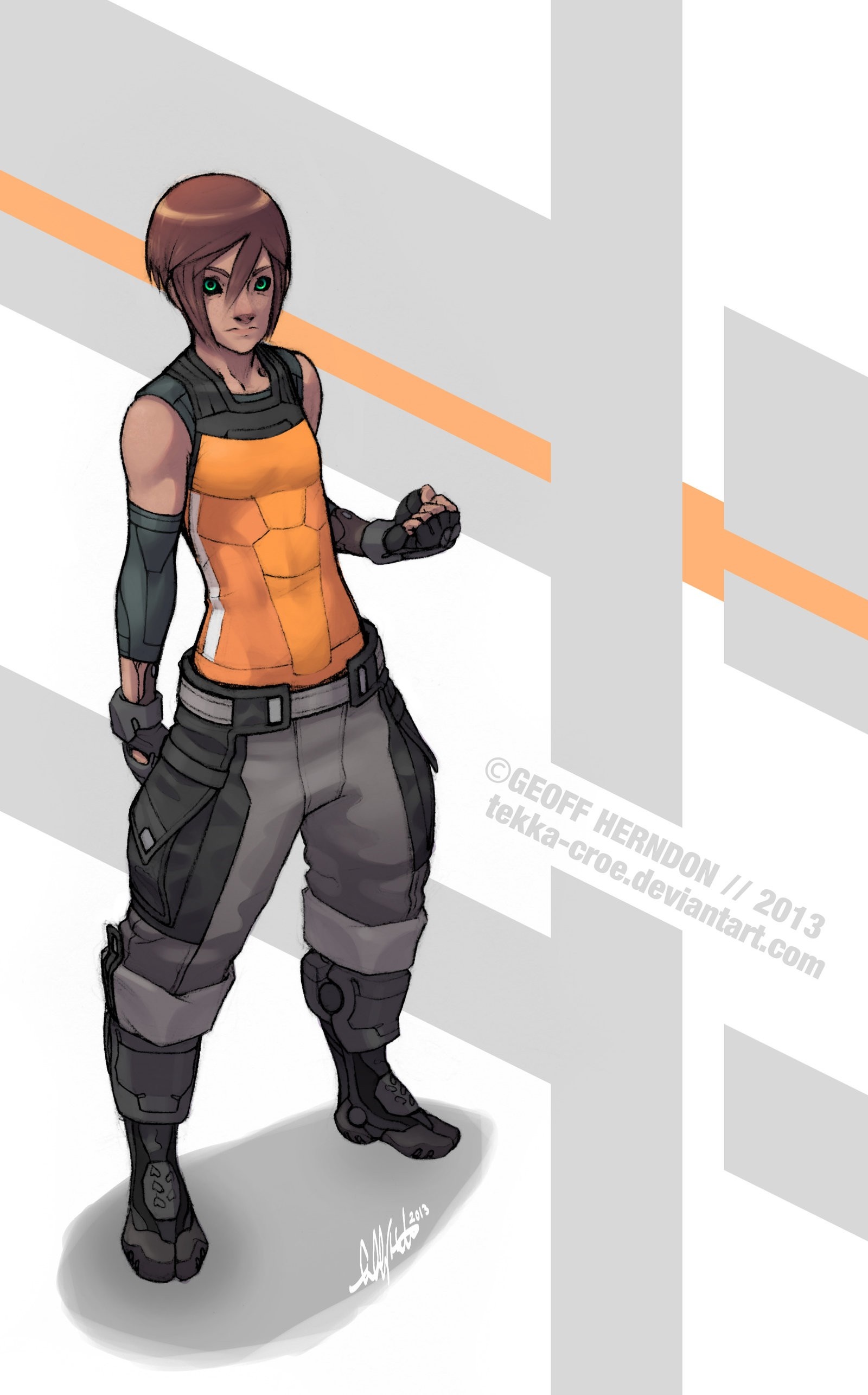 Tekka Croe from Novus Imperium HD Wallpaper