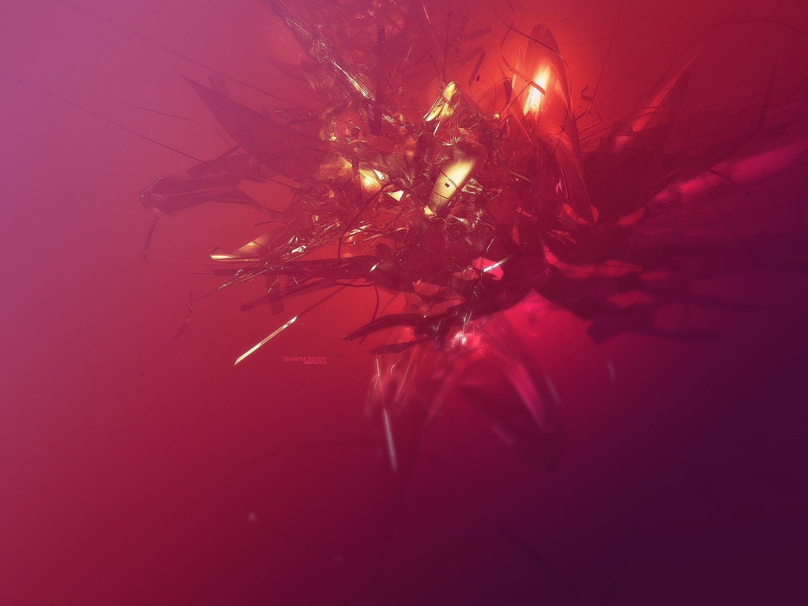 Abstract fractal art by Justin Maller HD Wallpaper