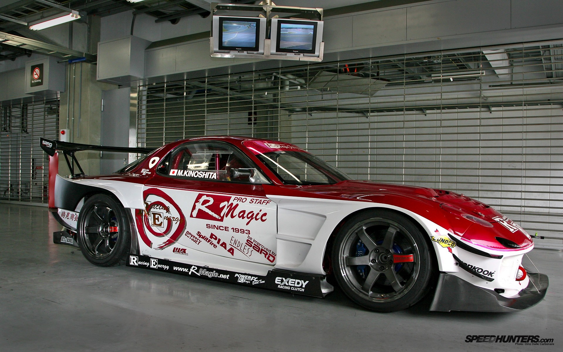 Mazda RX-7 R Magic race car driven by M. Kinoshita HD Wallpaper
