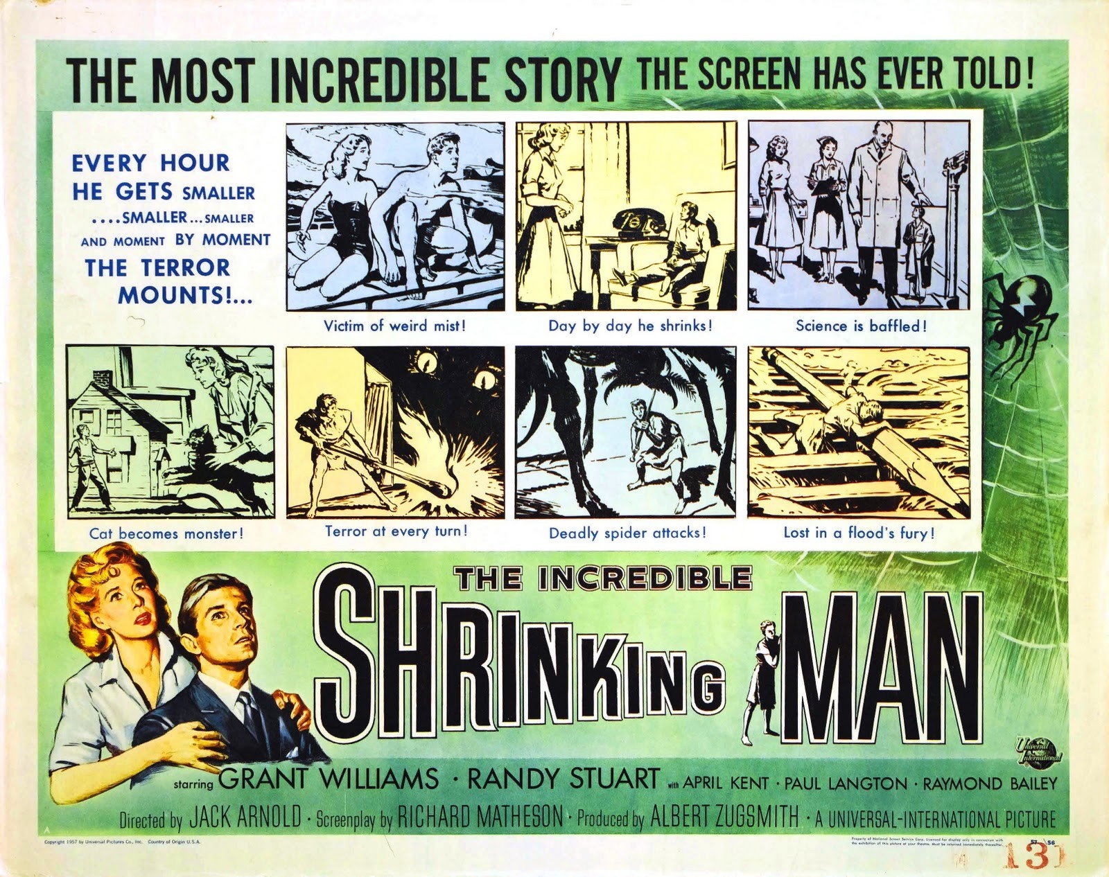 The Incredible Shrinking Man Film Poster HD Wallpaper
