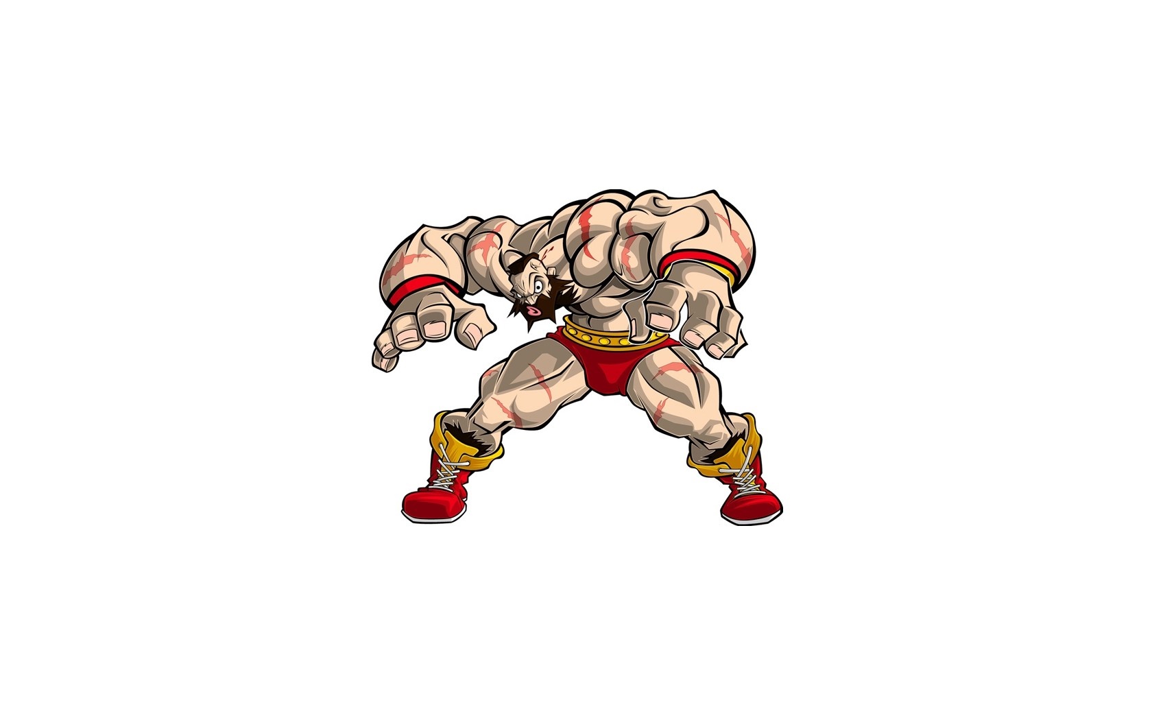 Zangief from Street Fighter cartoon character HD Wallpaper