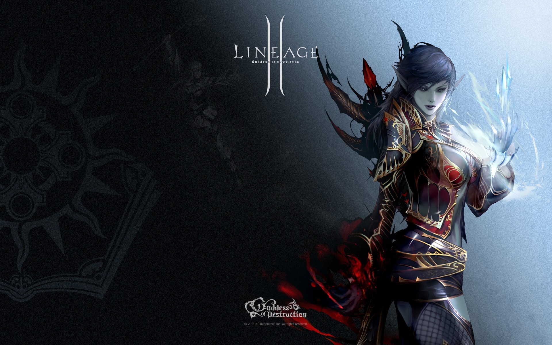 Lineage II Goddess of Destruction Elf Character HD Wallpaper