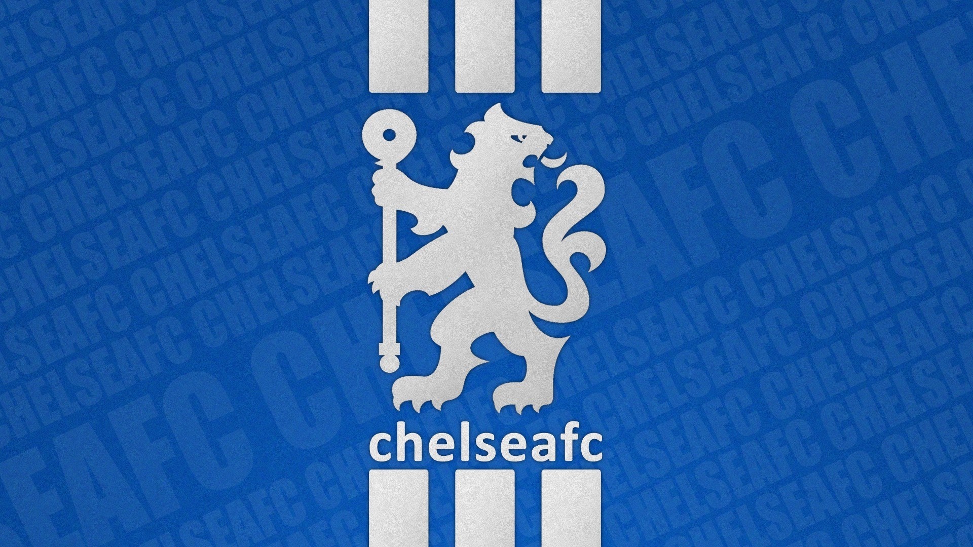 Chelsea FC logo with blue background HD Wallpaper