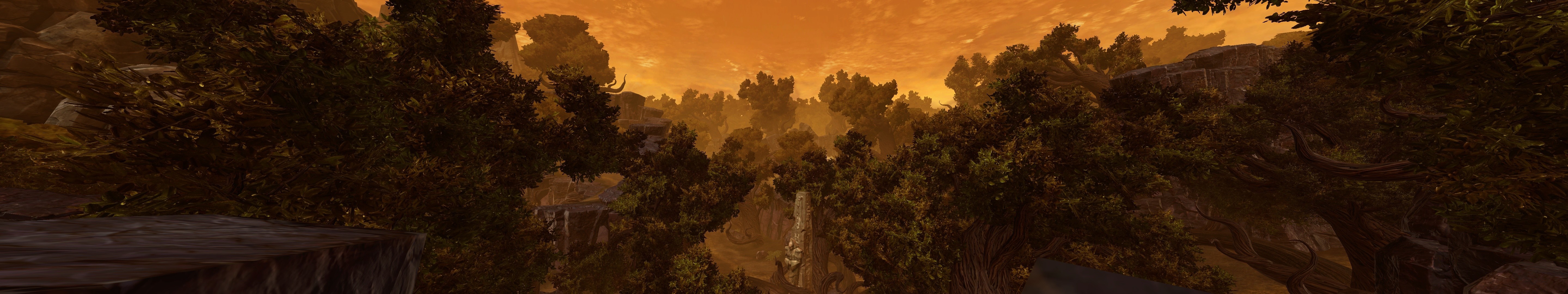 Forest landscape on Voss from Star Wars The Old Republic HD Wallpaper