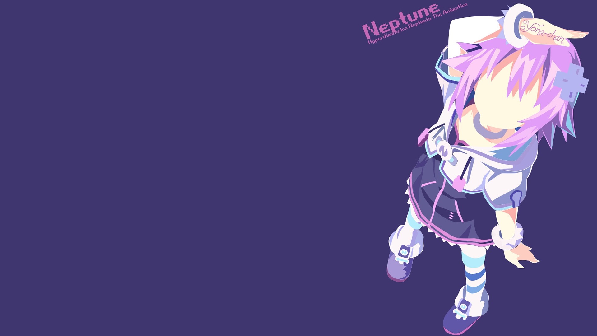 Neptune from Hyperdimension Neptunia: The Animation HD Wallpaper