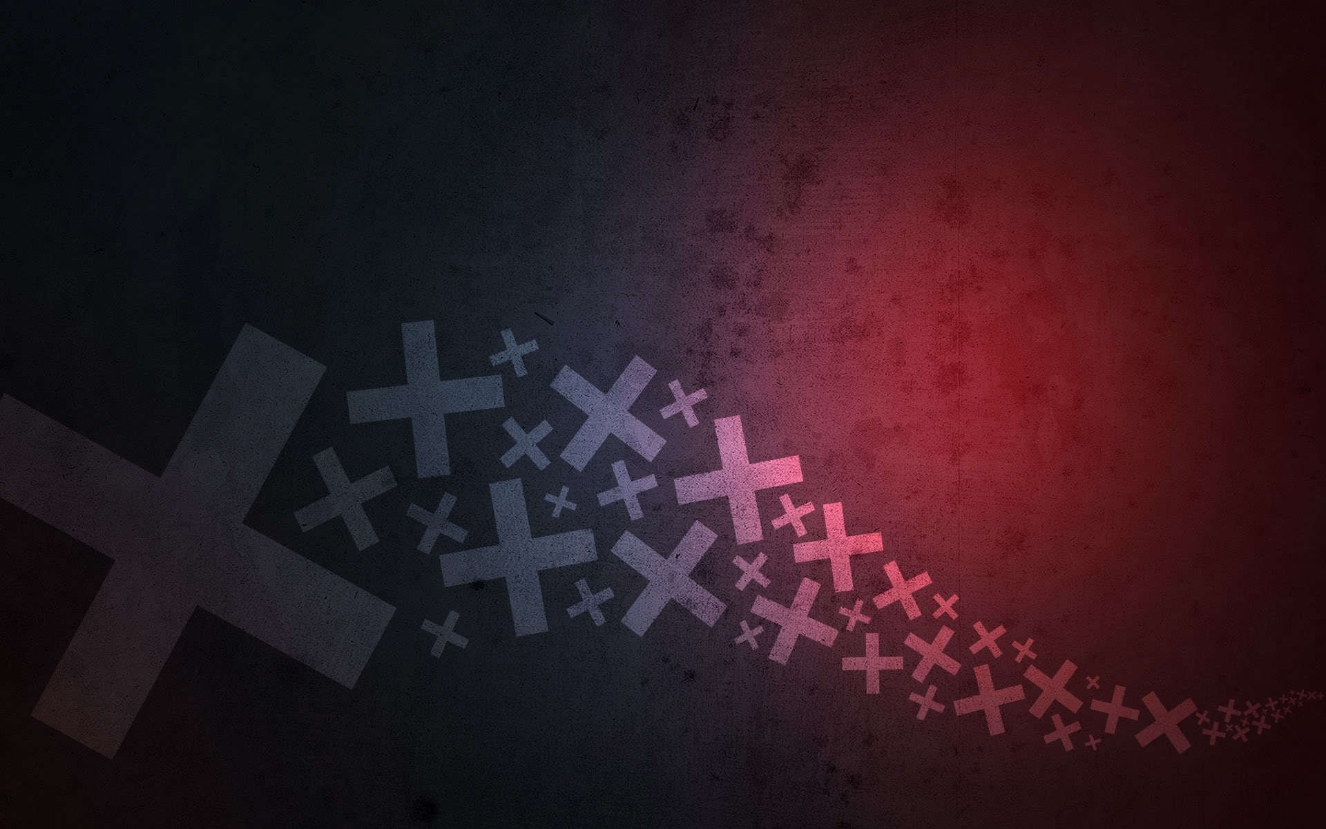 Abstract pattern of crosses on a dark background HD Wallpaper