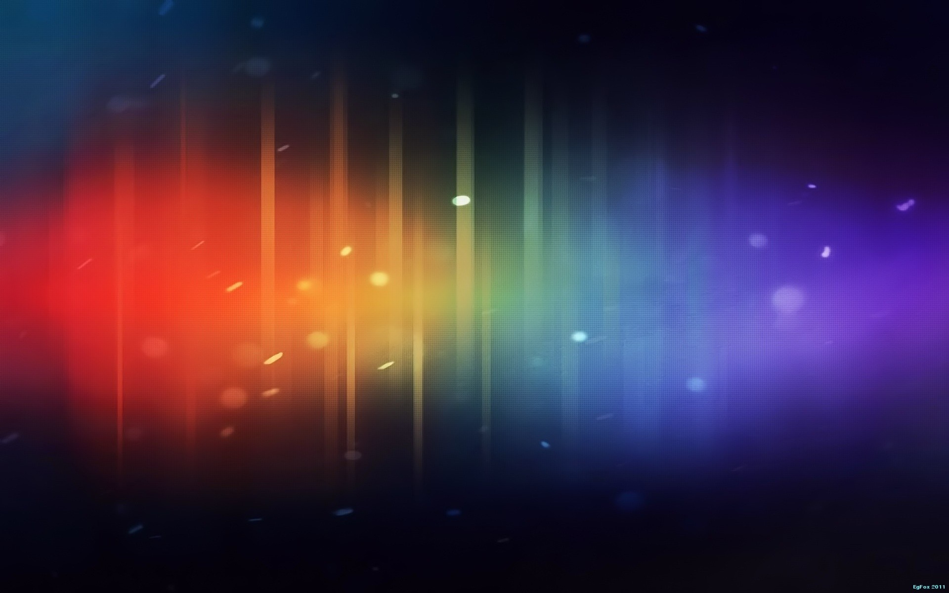 Abstract colorful light streaks and bokeh HD Wallpaper