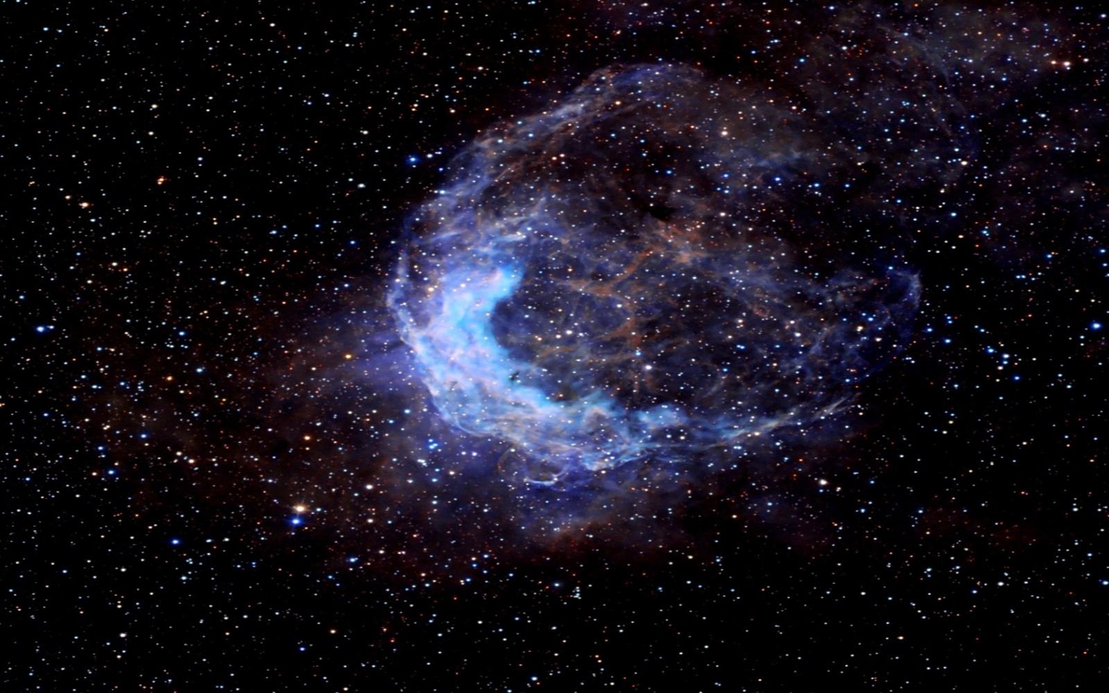 Nebula in deep space with stars HD Wallpaper
