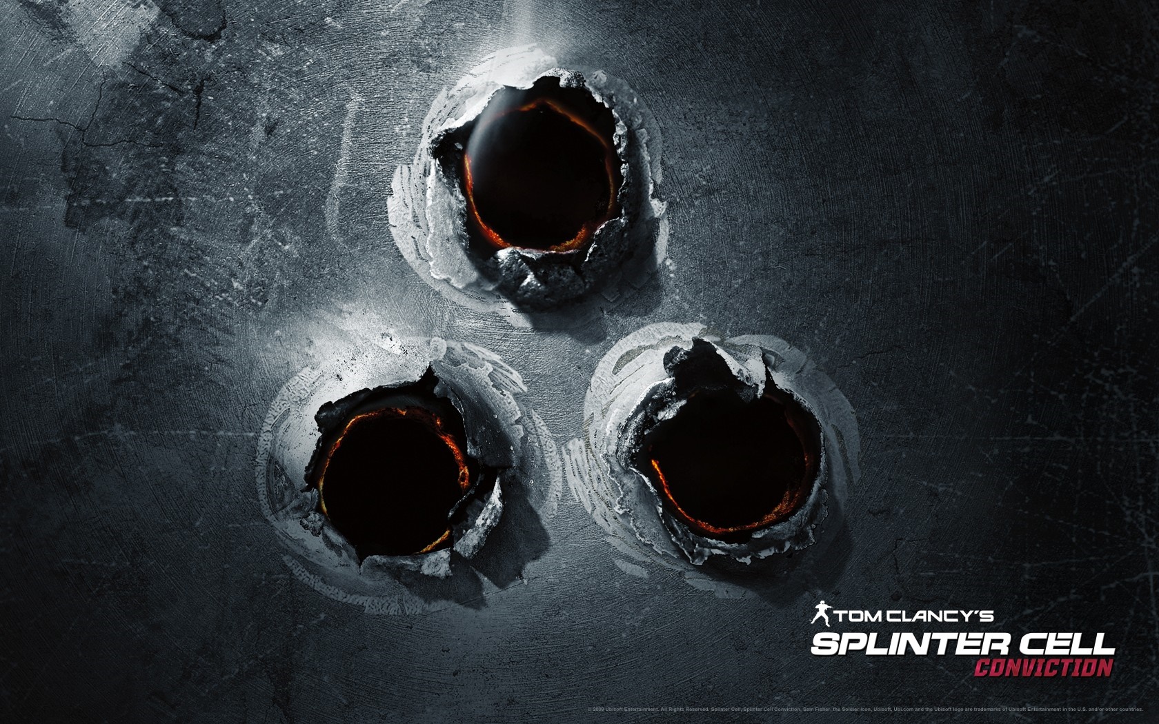 Tom Clancy's Splinter Cell Conviction bullet holes HD Wallpaper