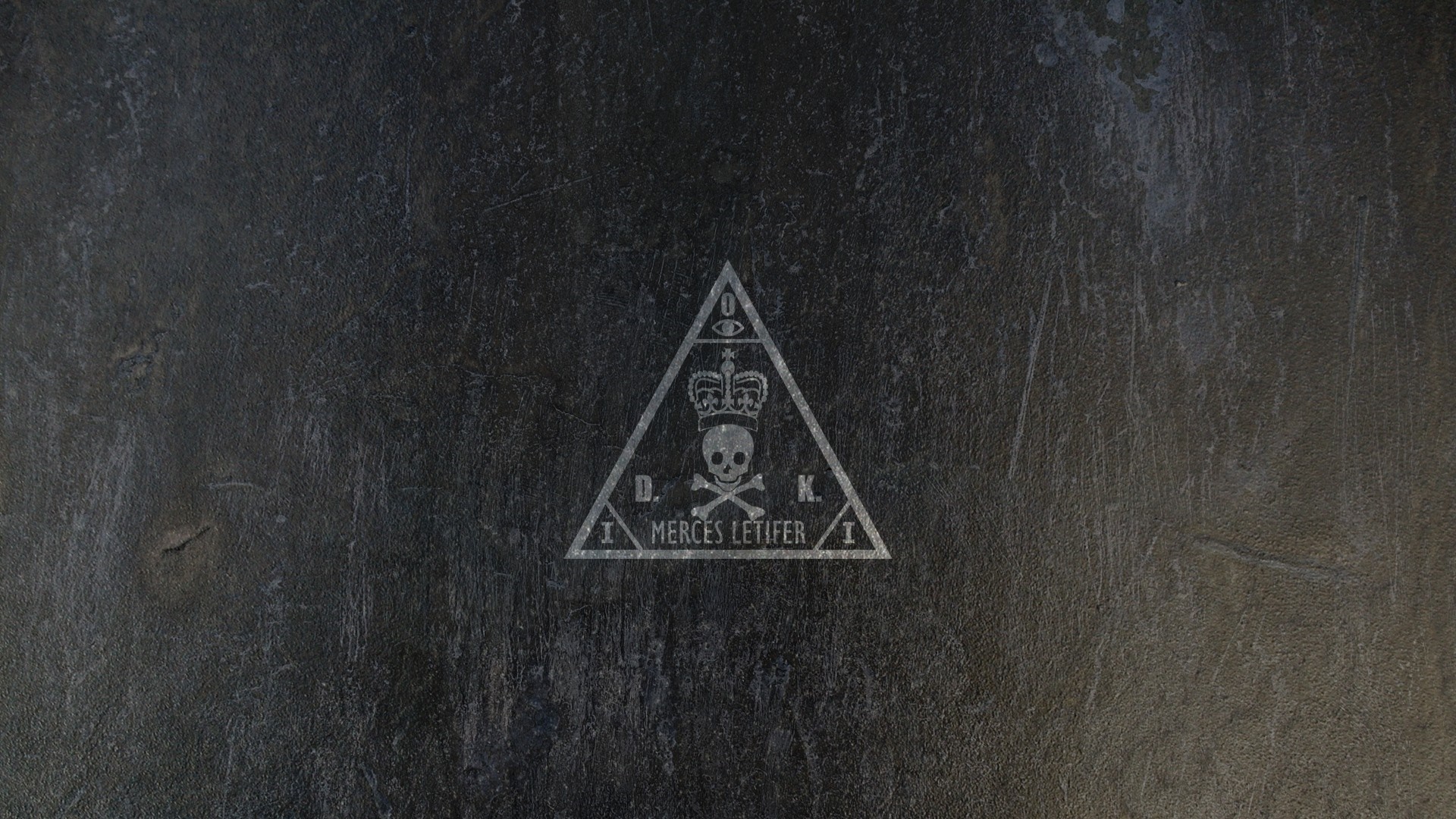 Symbol from Hitman with skull and crown HD Wallpaper