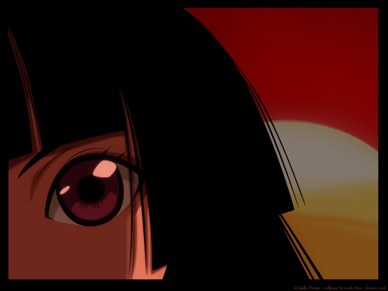 Enma Ai from Jigoku Shoujo close-up HD Wallpaper