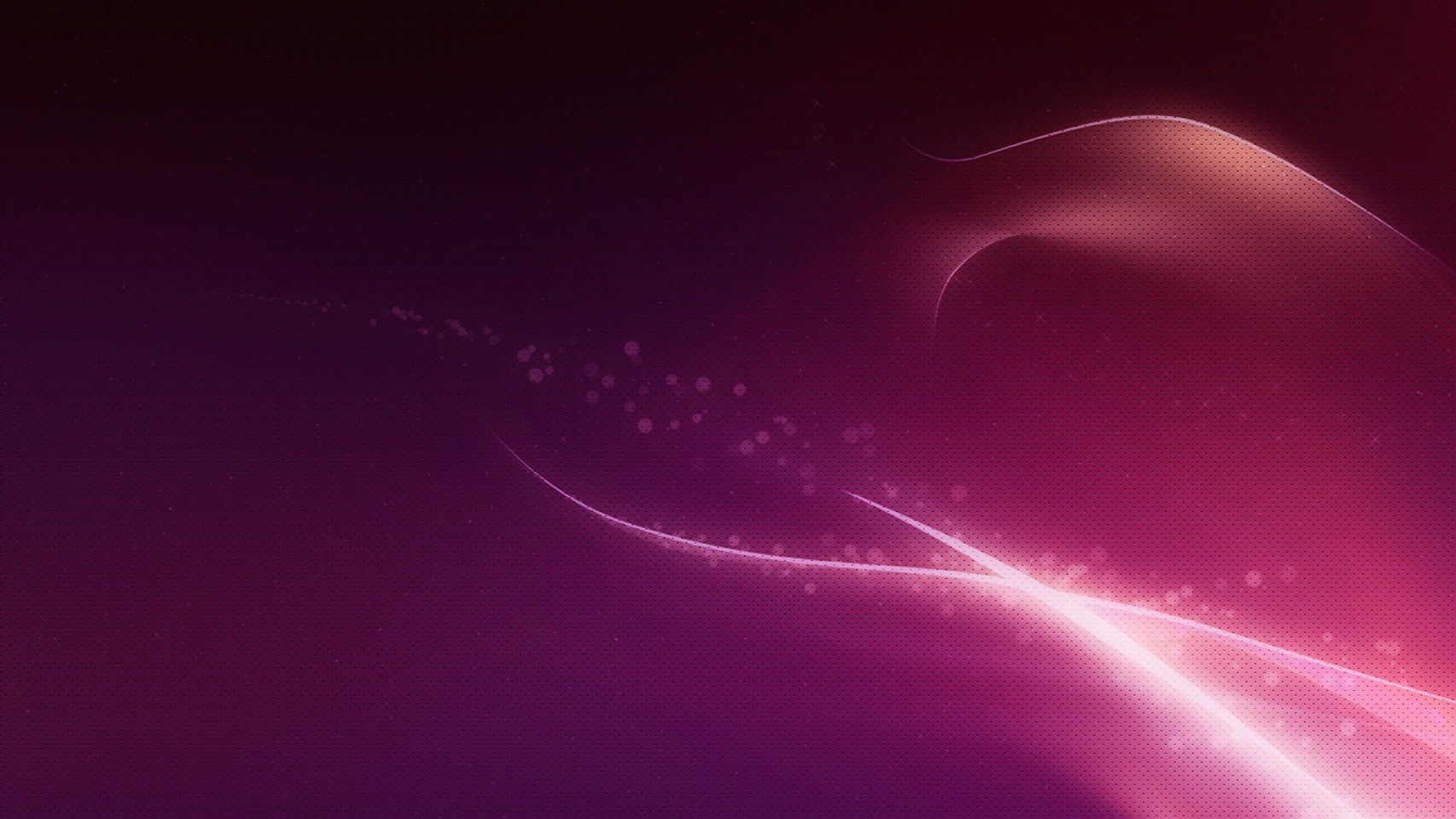 Abstract purple and pink light waves with dots HD Wallpaper