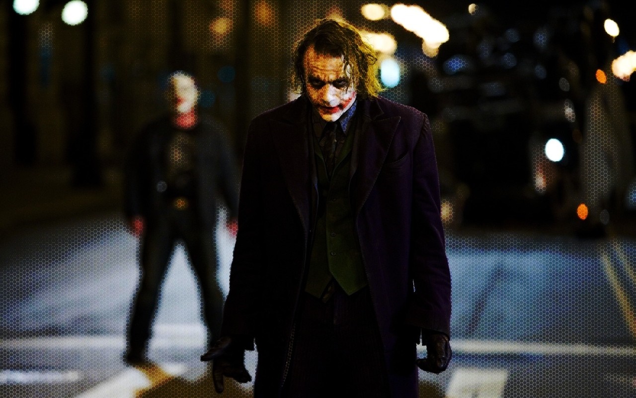 Joker from The Dark Knight at night HD Wallpaper