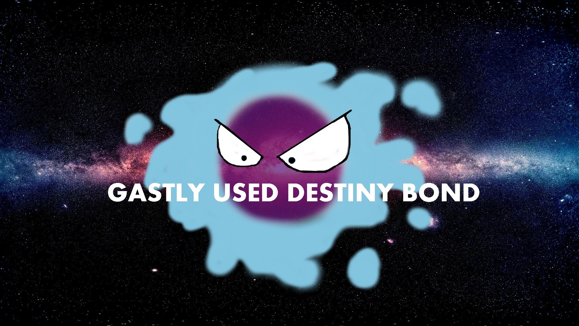 Gastly from Pokemon Used Destiny Bond HD Wallpaper