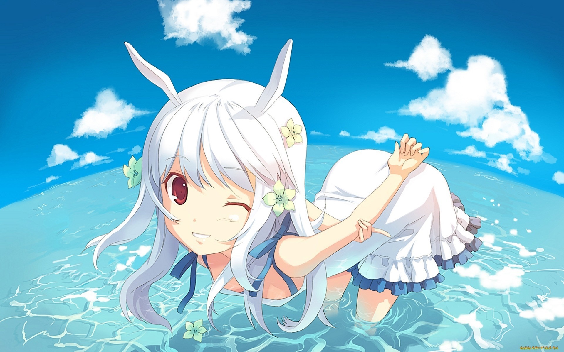 Suee from DJ Max in Water HD Wallpaper