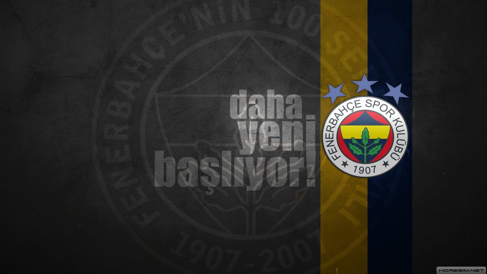 Fenerbahçe Spor Kulübü logo and text HD Wallpaper