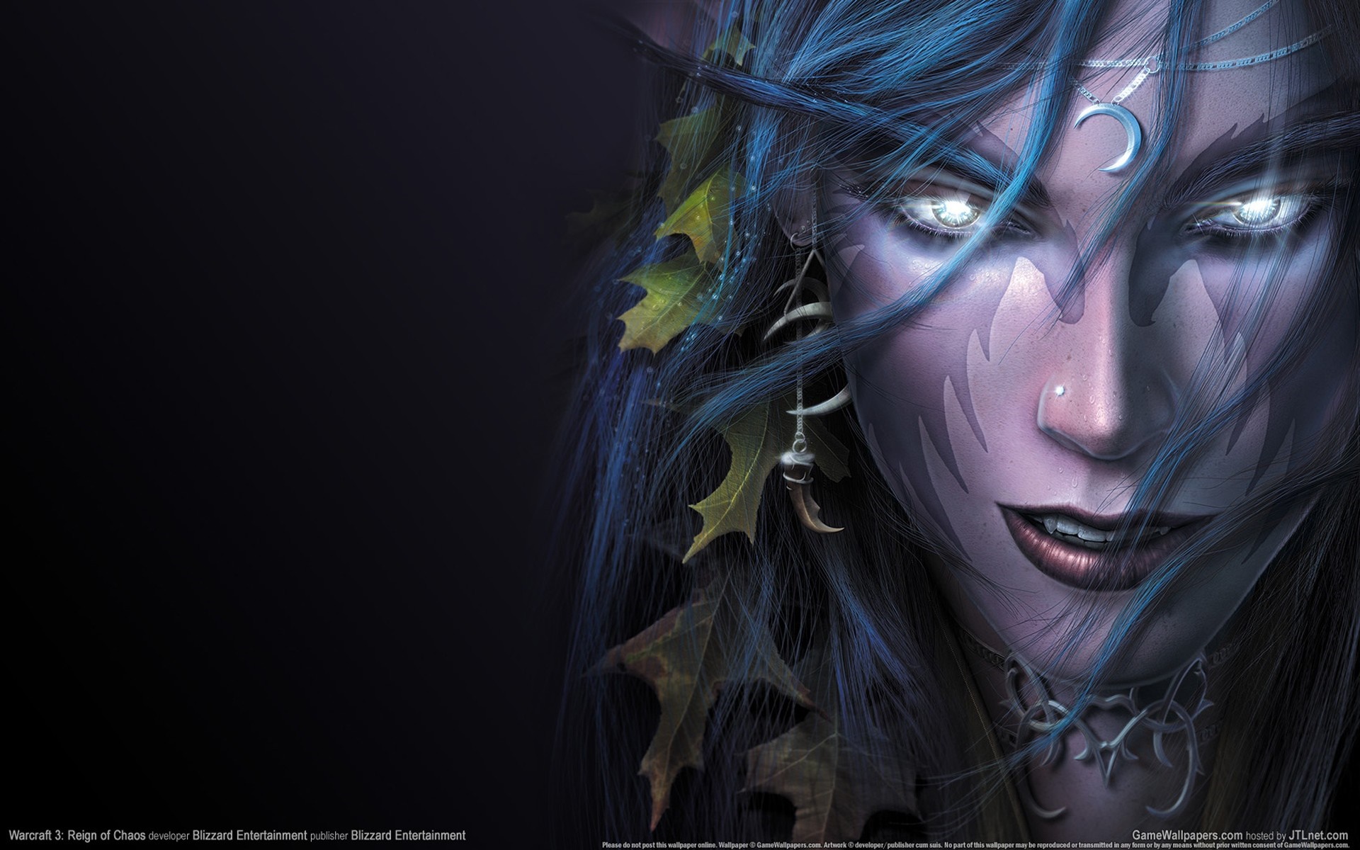 Tyrande Whisperwind from Warcraft 3 HD Wallpaper