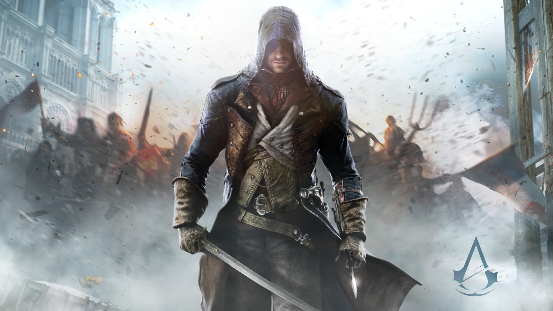 Arno Dorian from Assassin's Creed Unity during the French Revolution HD Wallpaper