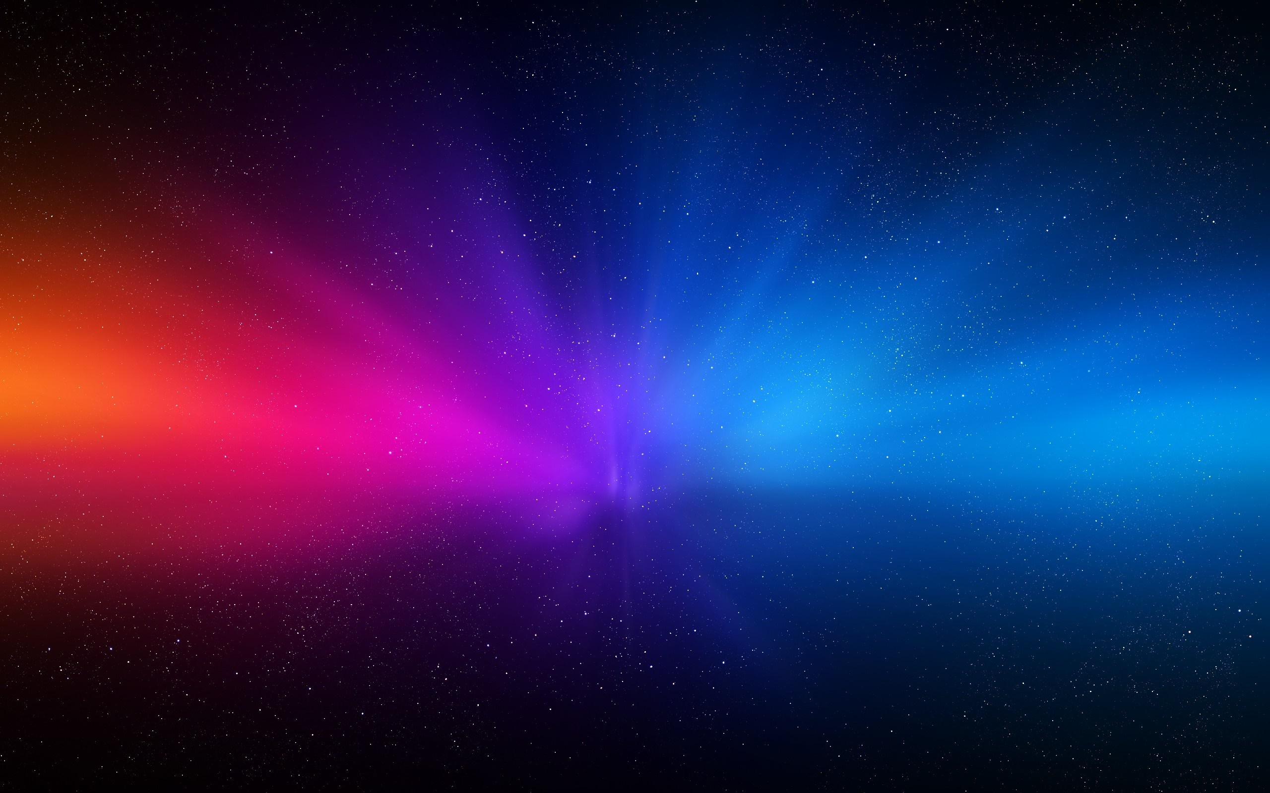 Abstract colorful nebula with stars in outer space HD Wallpaper