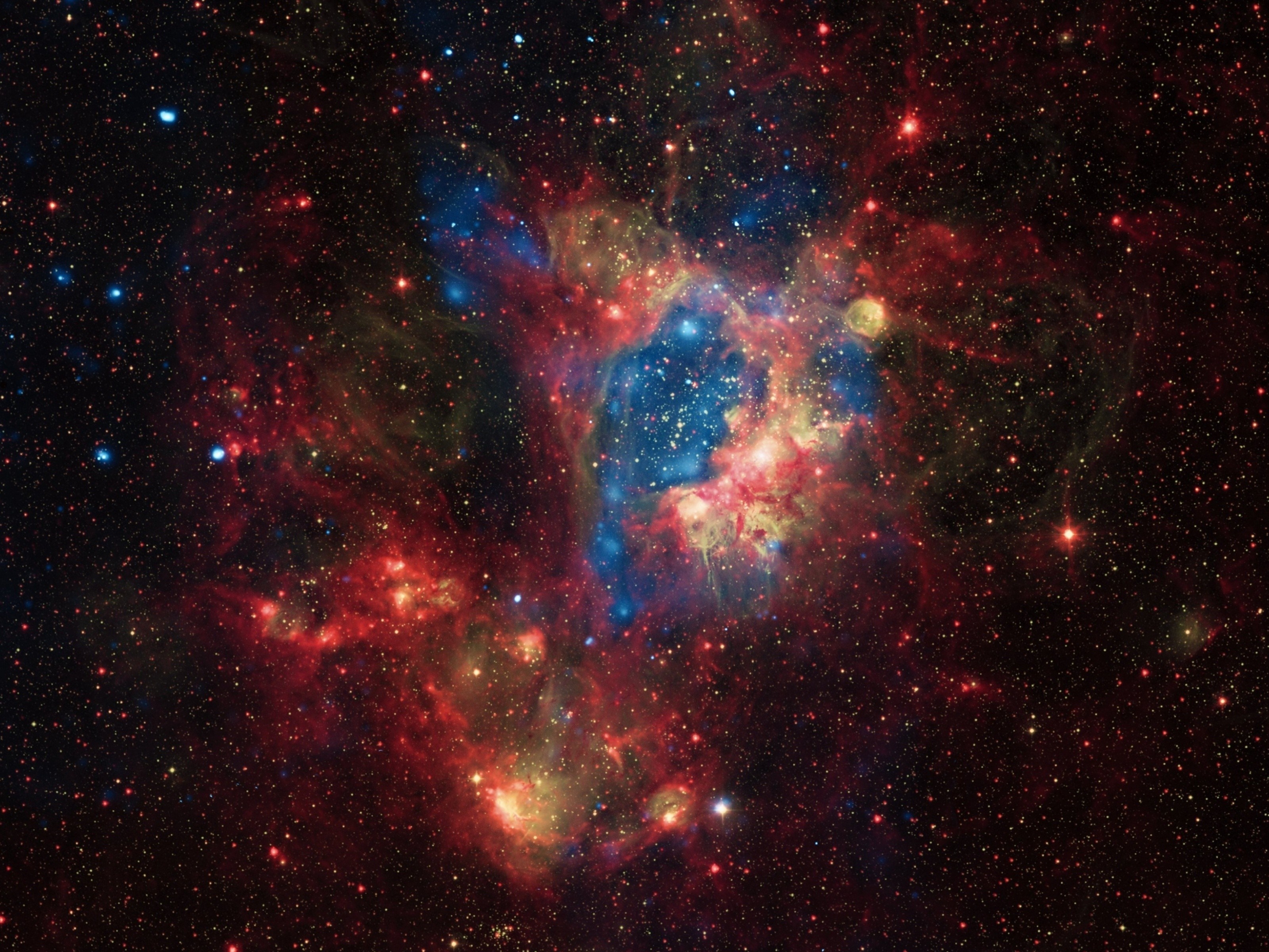 Colorful Nebula in Outer Space HD Wallpaper
