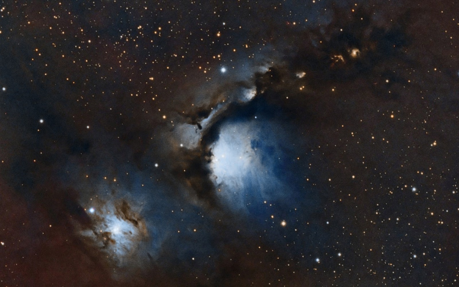 Nebula and stars in outer space HD Wallpaper
