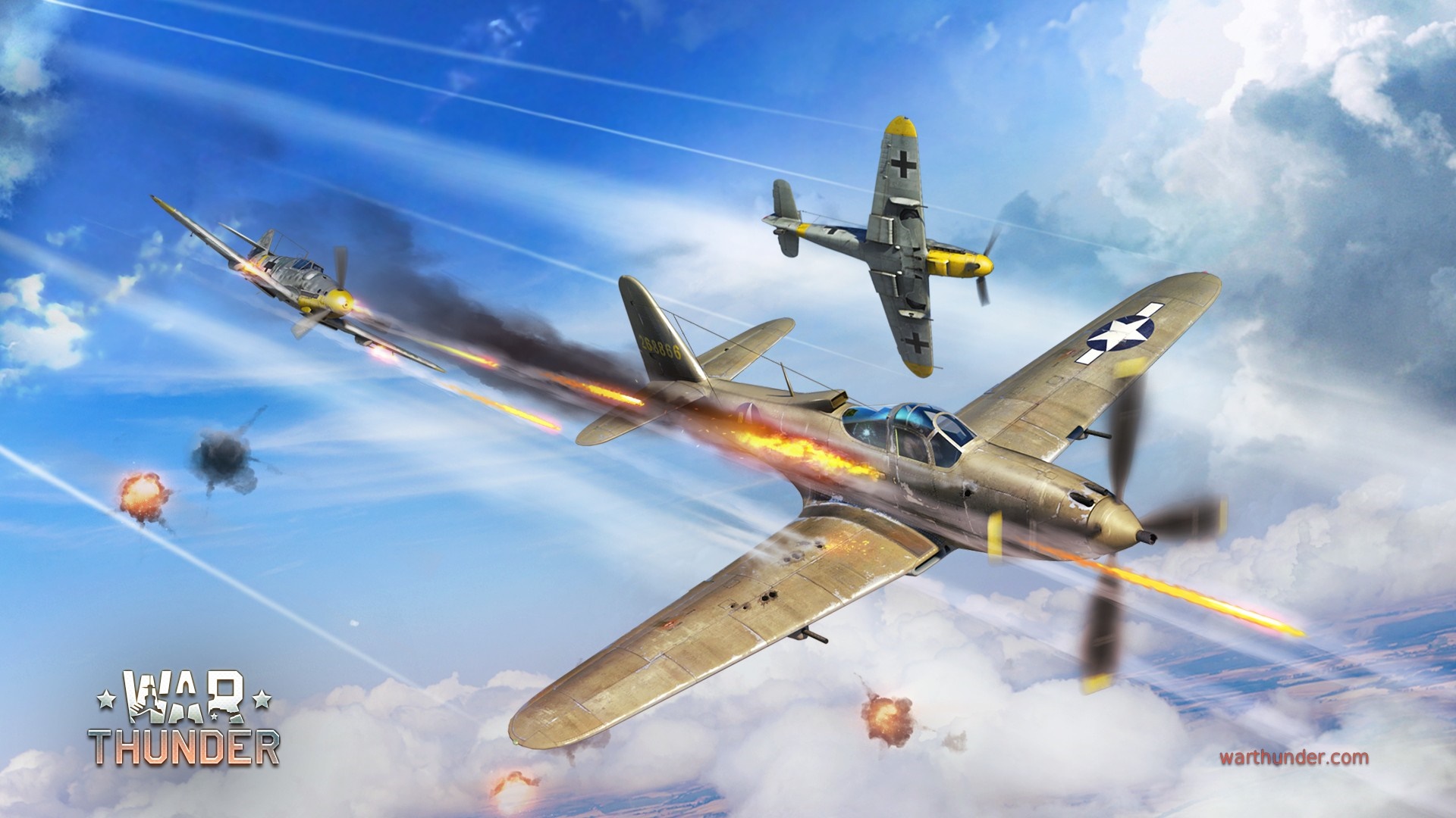 War Thunder Air Combat HD Wallpaper
