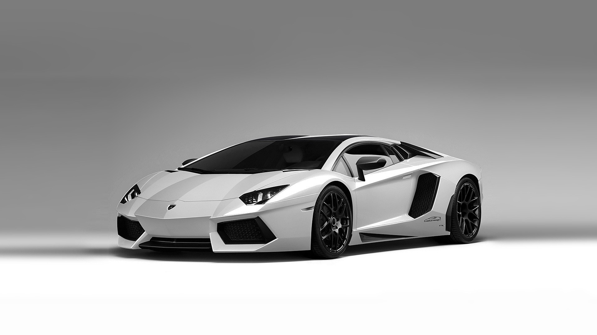 Orange Lamborghini Aventador sports car HD Wallpaper