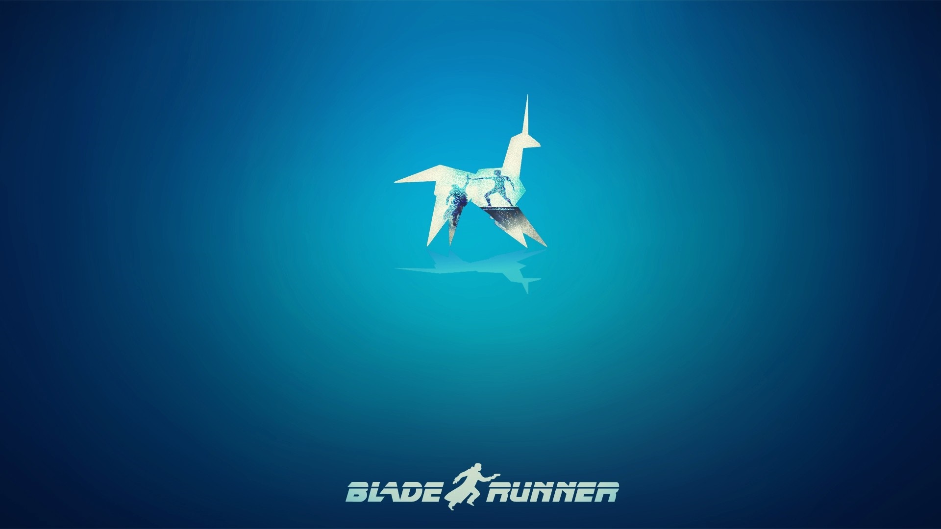 Blade Runner origami unicorn poster HD Wallpaper