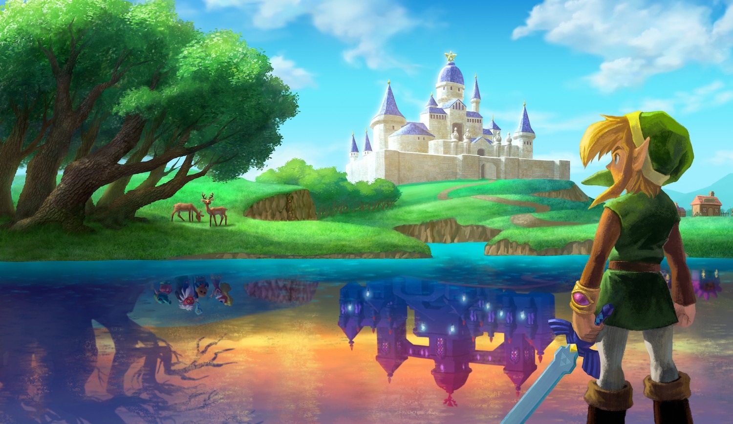 Link from The Legend of Zelda A Link Between Worlds HD Wallpaper