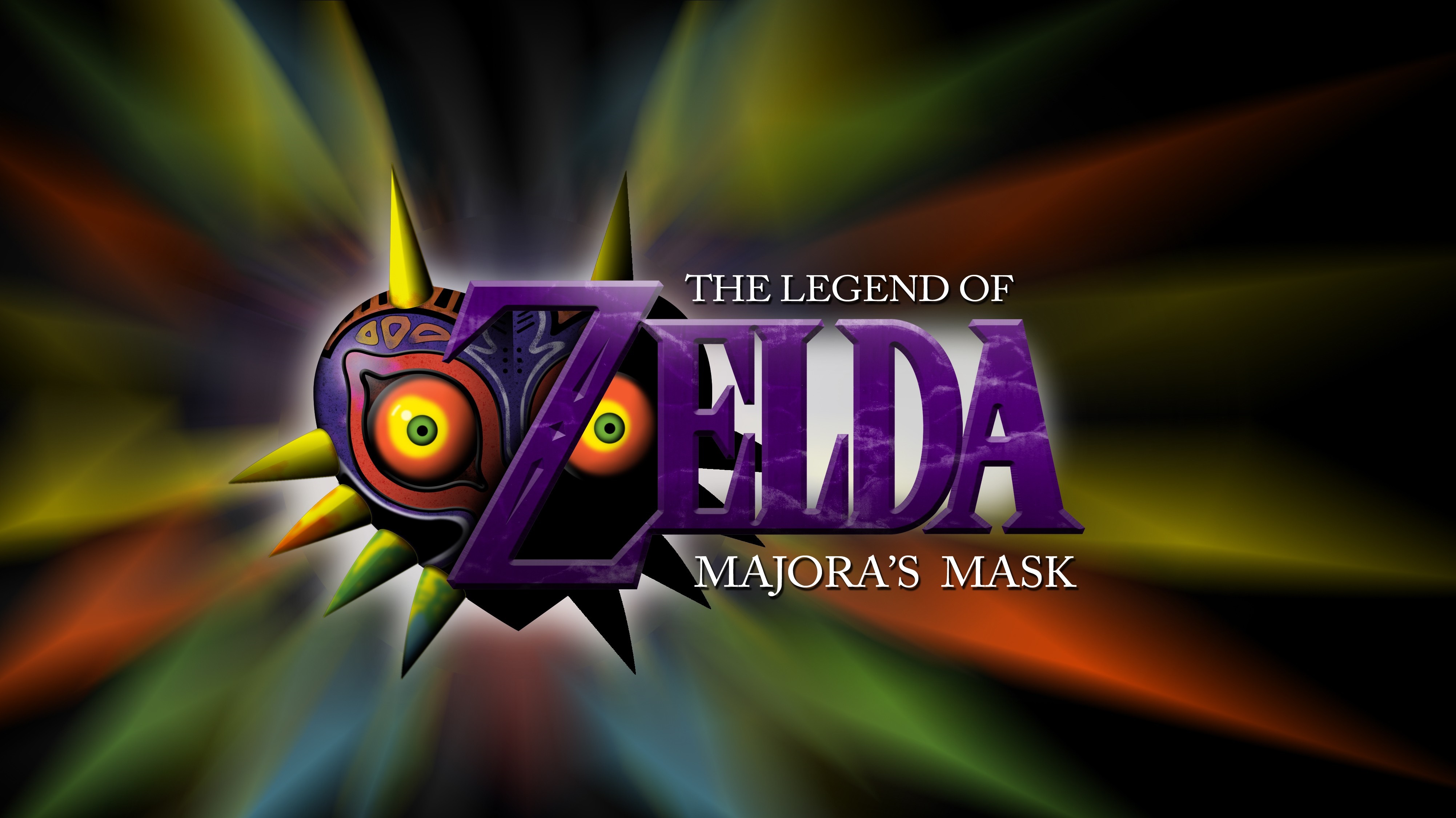 The Legend of Zelda Majora's Mask logo HD Wallpaper