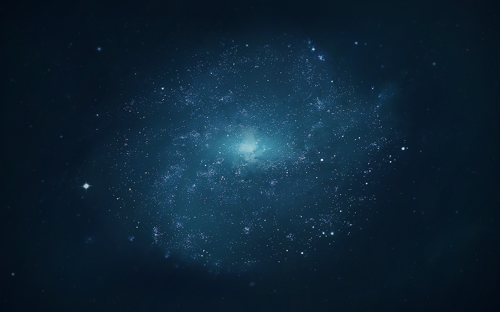 Abstract galaxy with stars and nebula HD Wallpaper