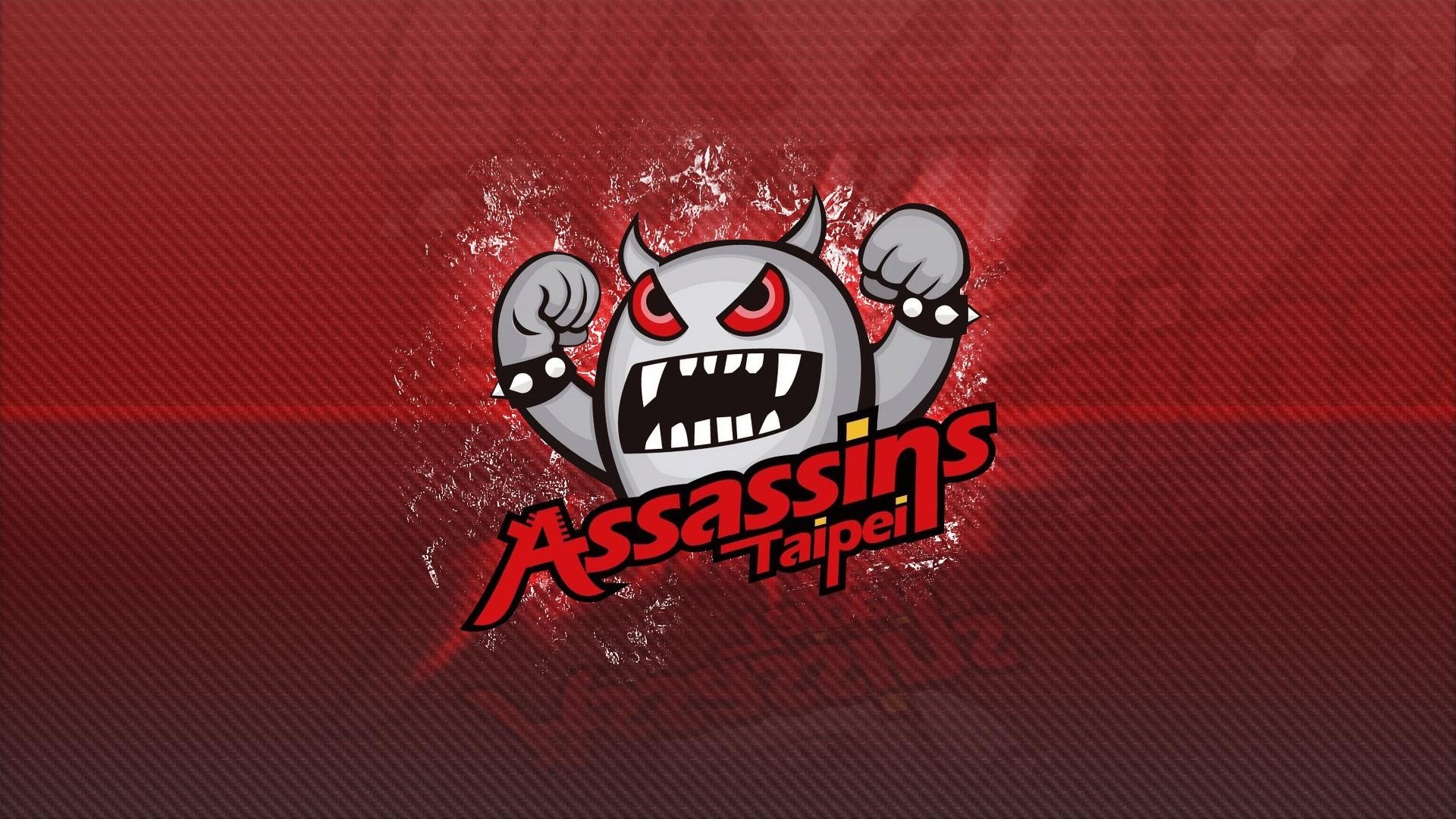 Assassins Taipei logo with cartoon monster HD Wallpaper