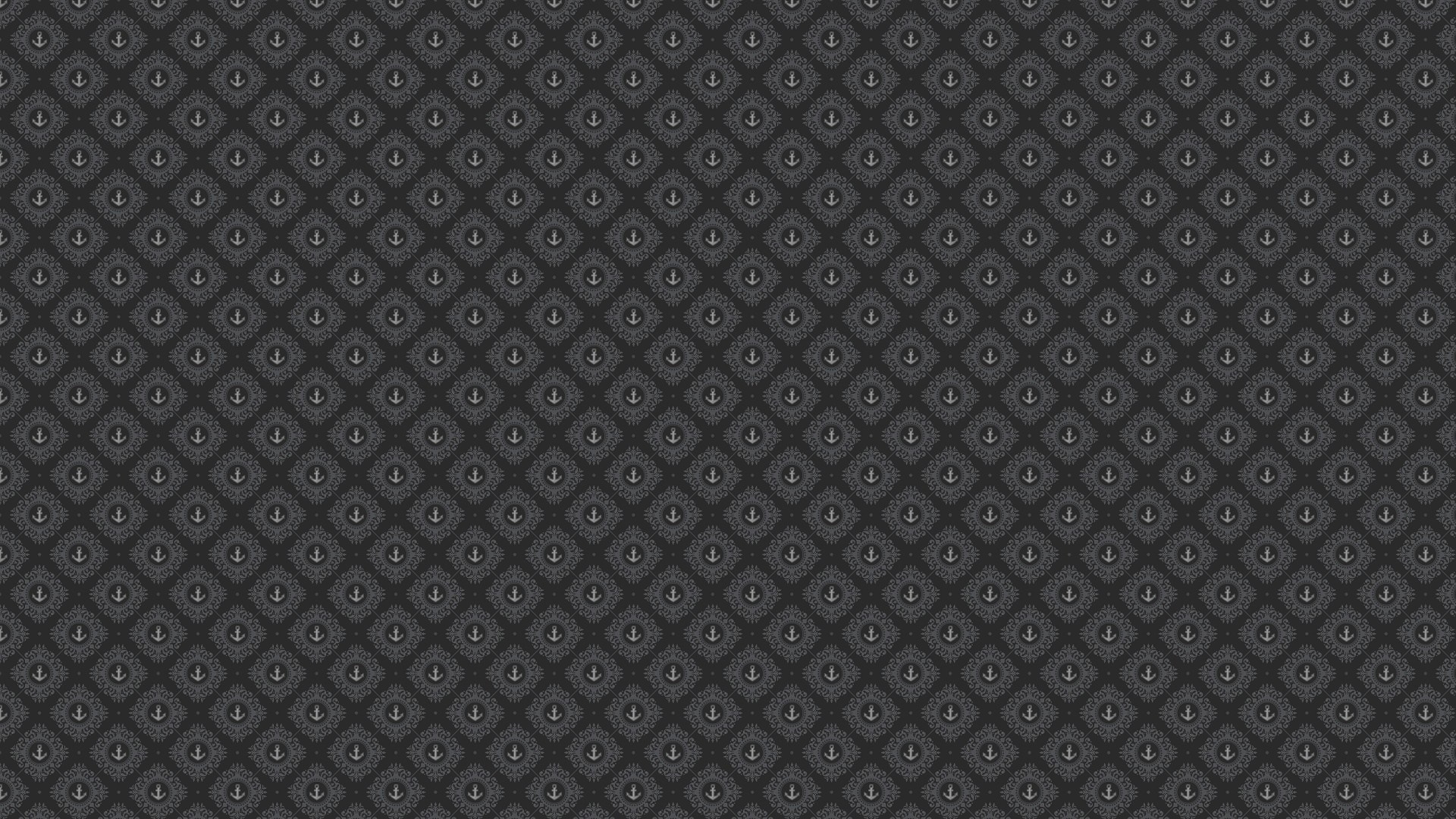 Black and white anchor pattern HD Wallpaper