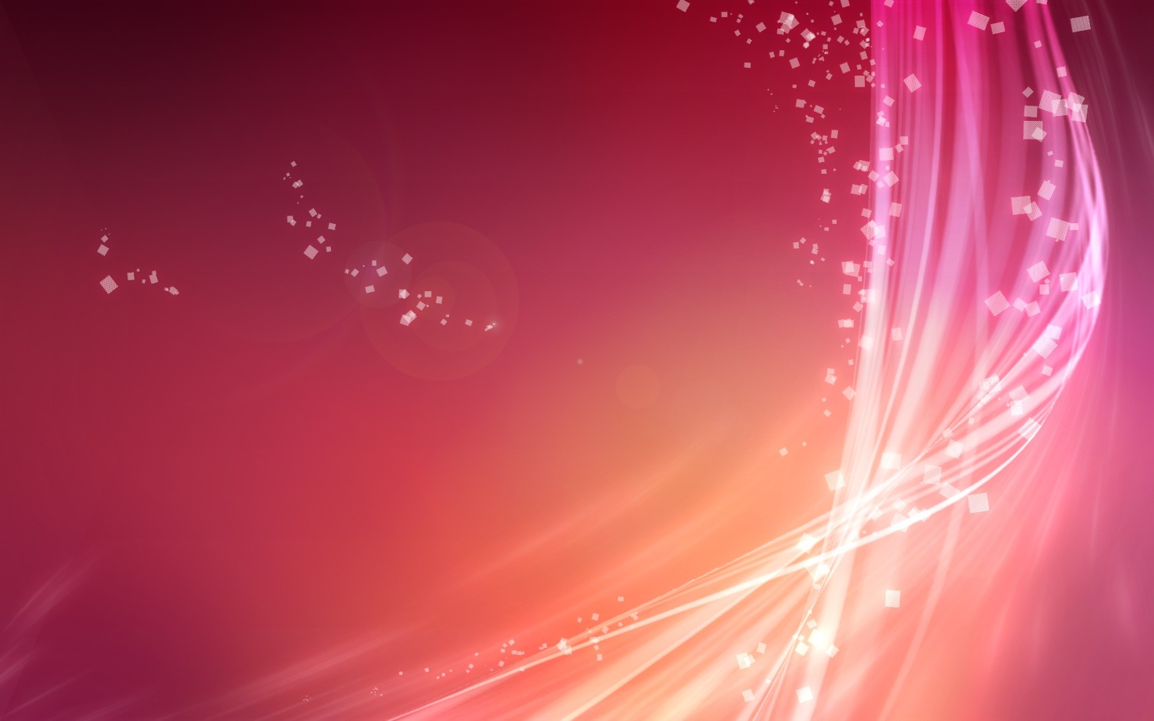 Abstract pink and red light streaks with squares HD Wallpaper