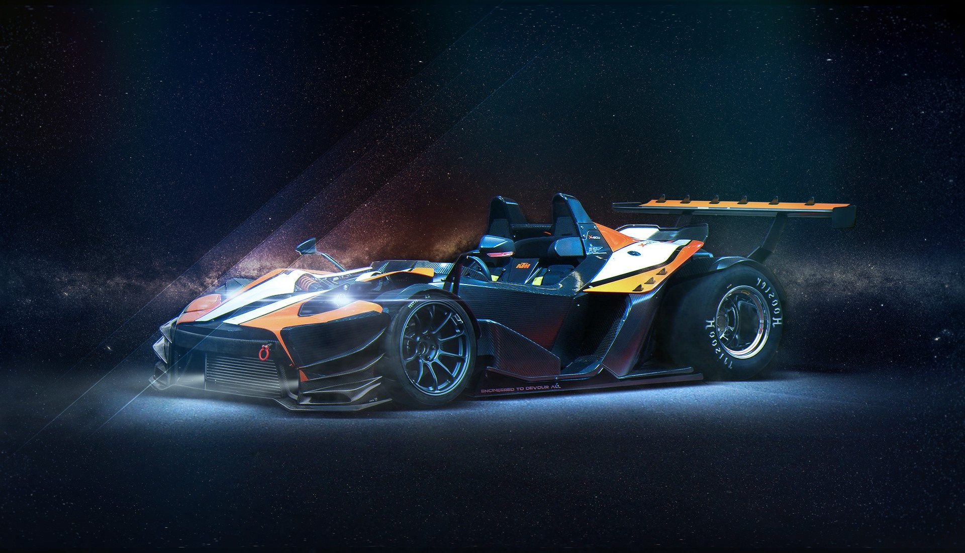 KTM X-Bow R by Khyzyl Saleem in Space HD Wallpaper
