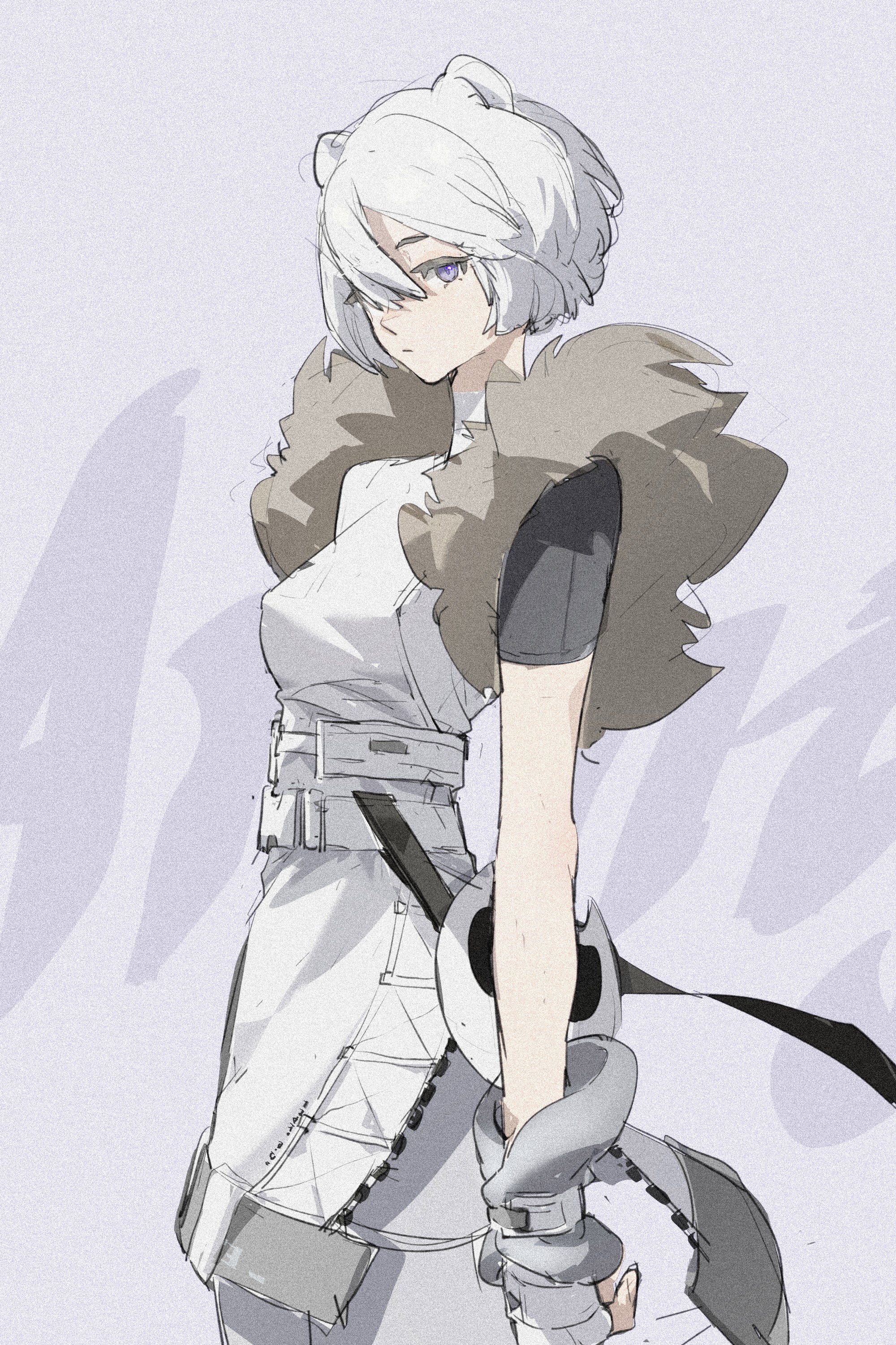 Shirayuki from Arknights HD Phone Wallpaper