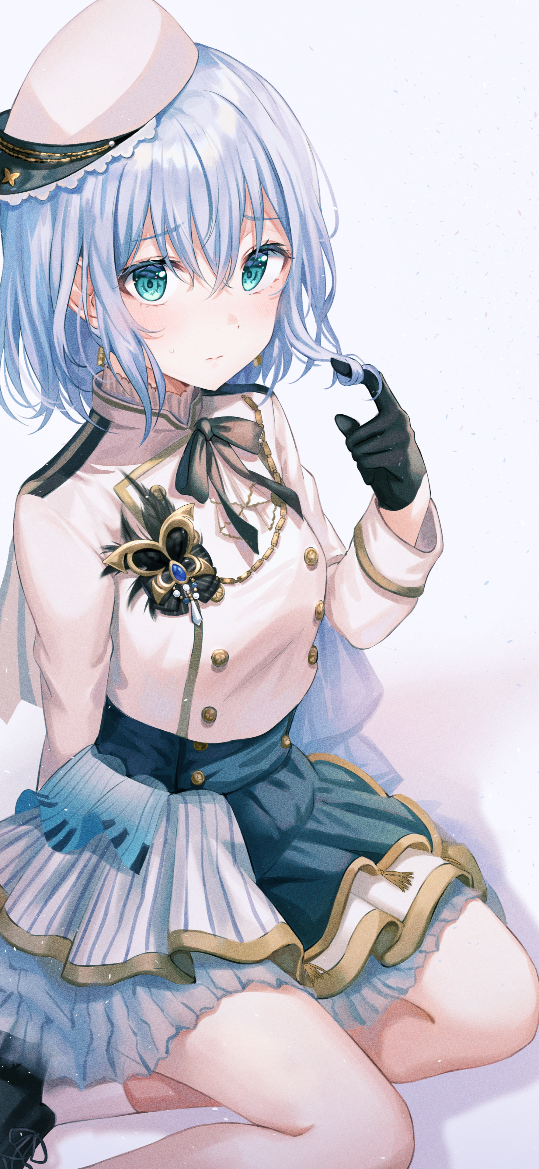 Anime girl with blue hair from BanG Dream! HD Phone Wallpaper