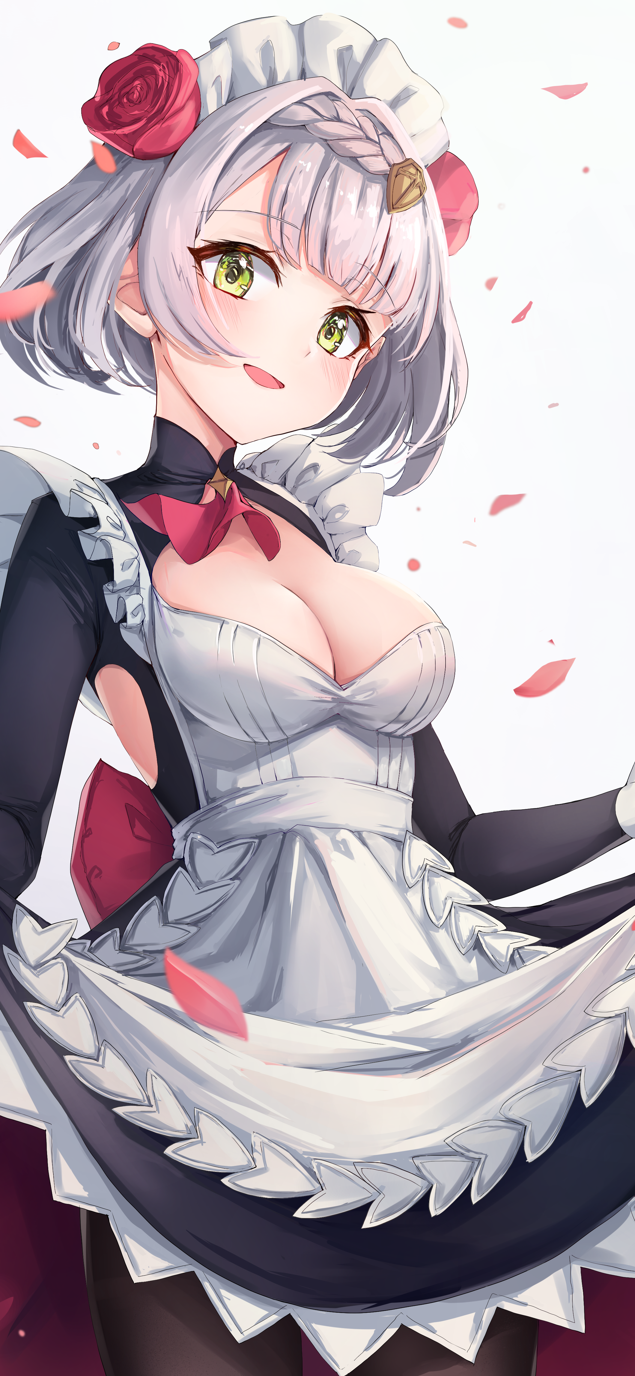Noelle from Genshin Impact in Maid Outfit HD Phone Wallpaper