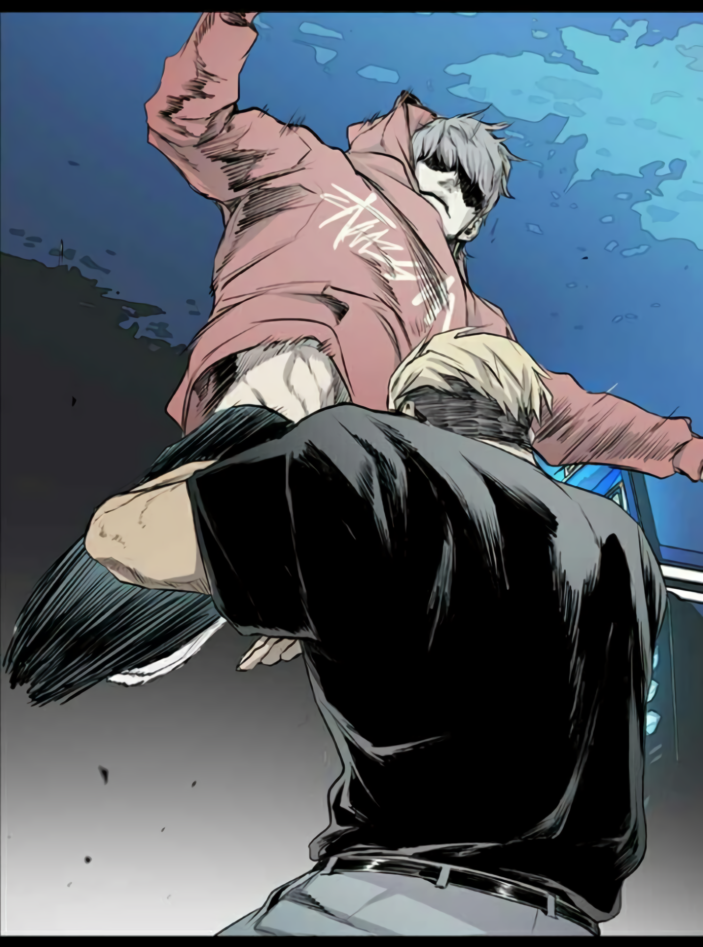 Nanyak manhwa characters fighting HD Phone Wallpaper