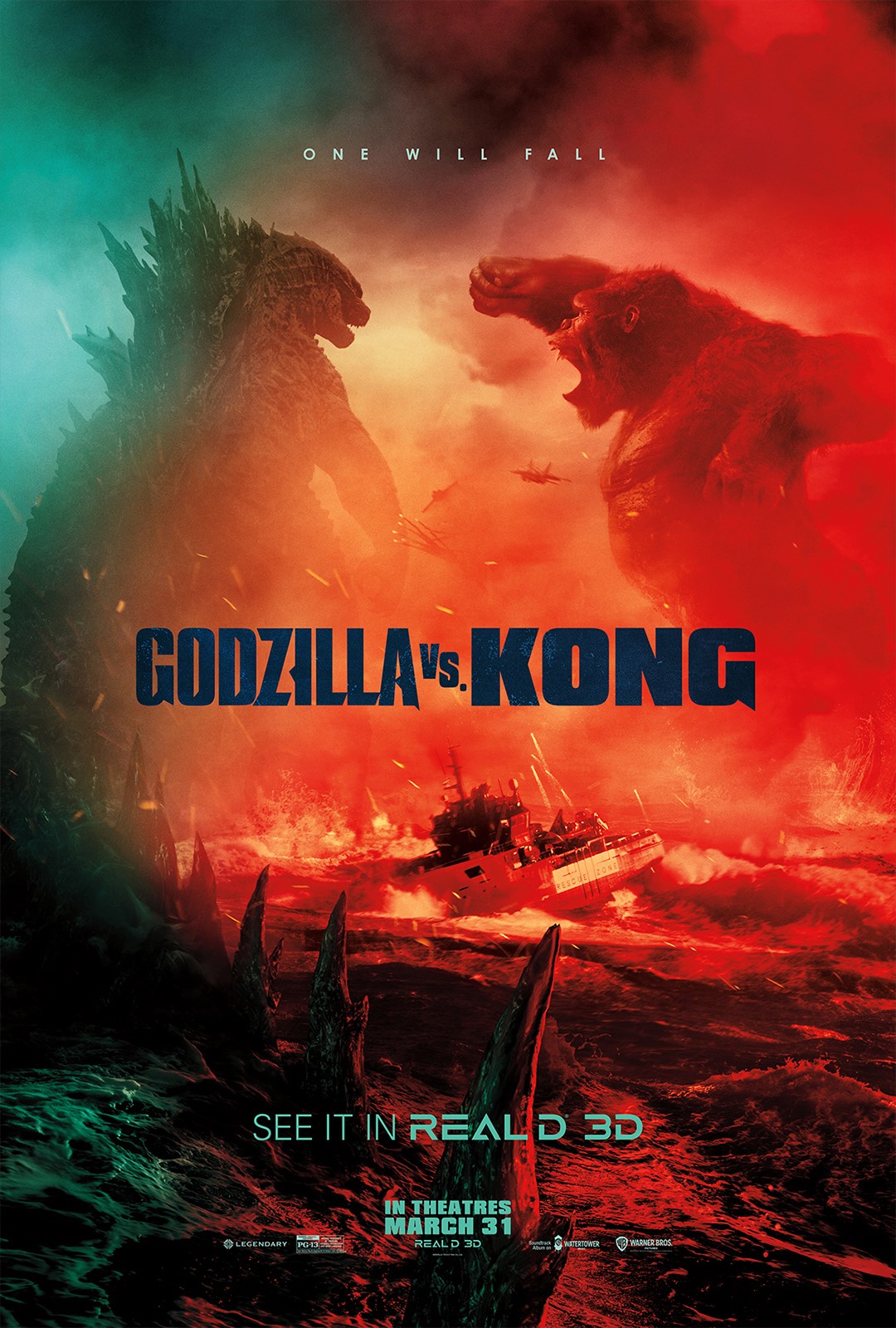 Godzilla vs Kong Epic Monster Battle HD Phone Wallpaper