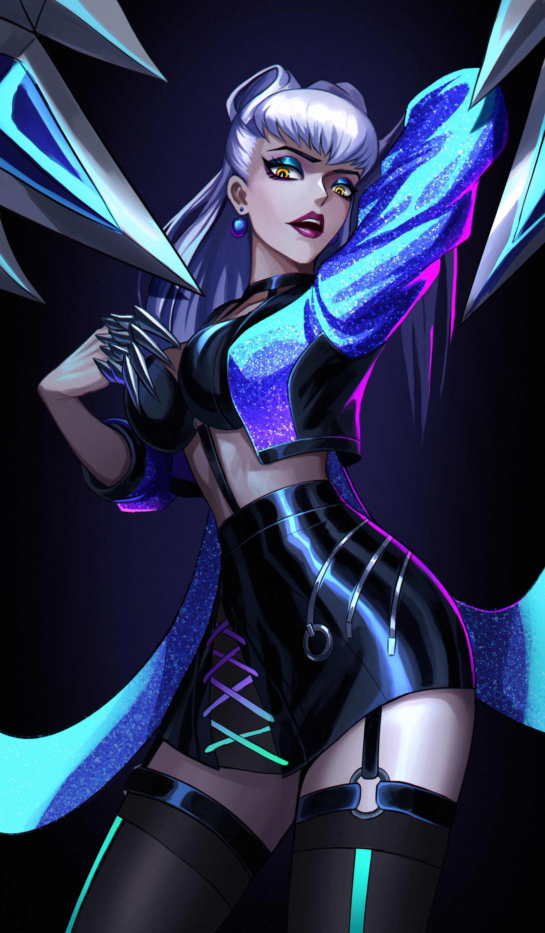 K/DA Kai'Sa from League of Legends HD Phone Wallpaper