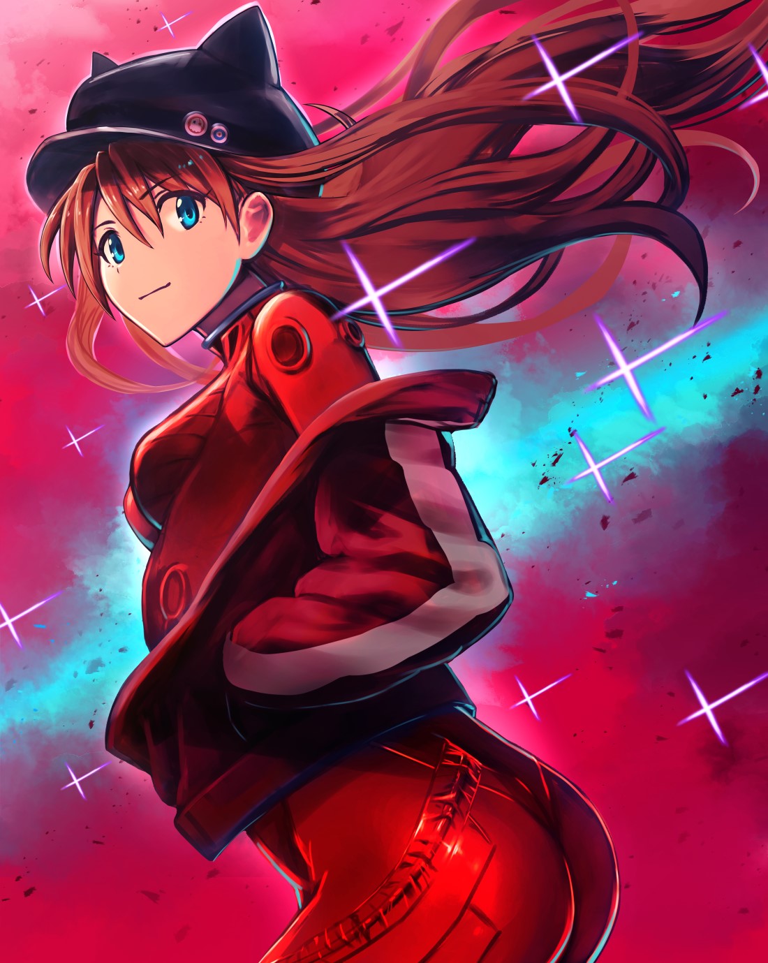 Asuka Langley Soryu from Neon Genesis Evangelion HD Phone Wallpaper