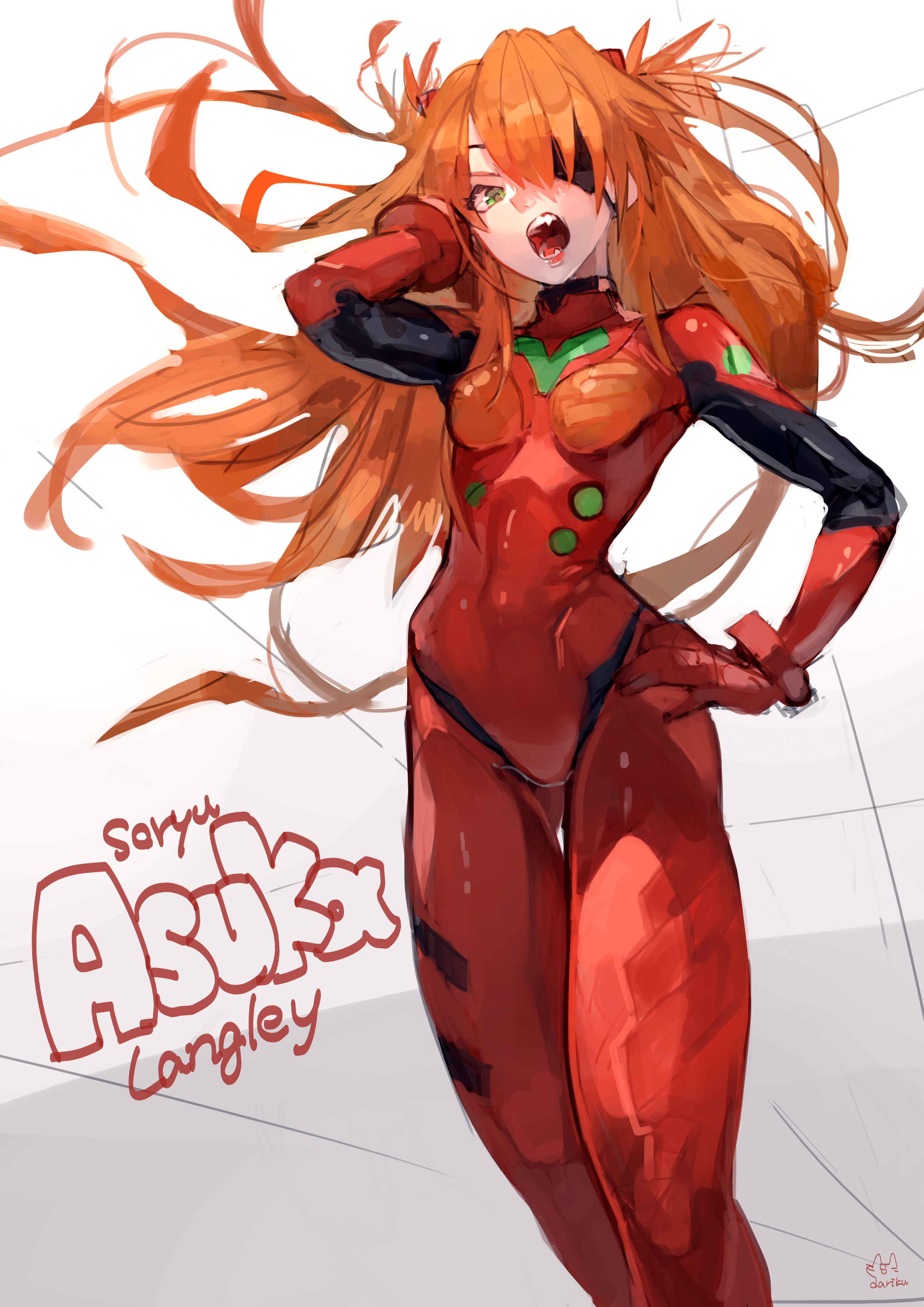Asuka Langley Soryu from Neon Genesis Evangelion HD Phone Wallpaper