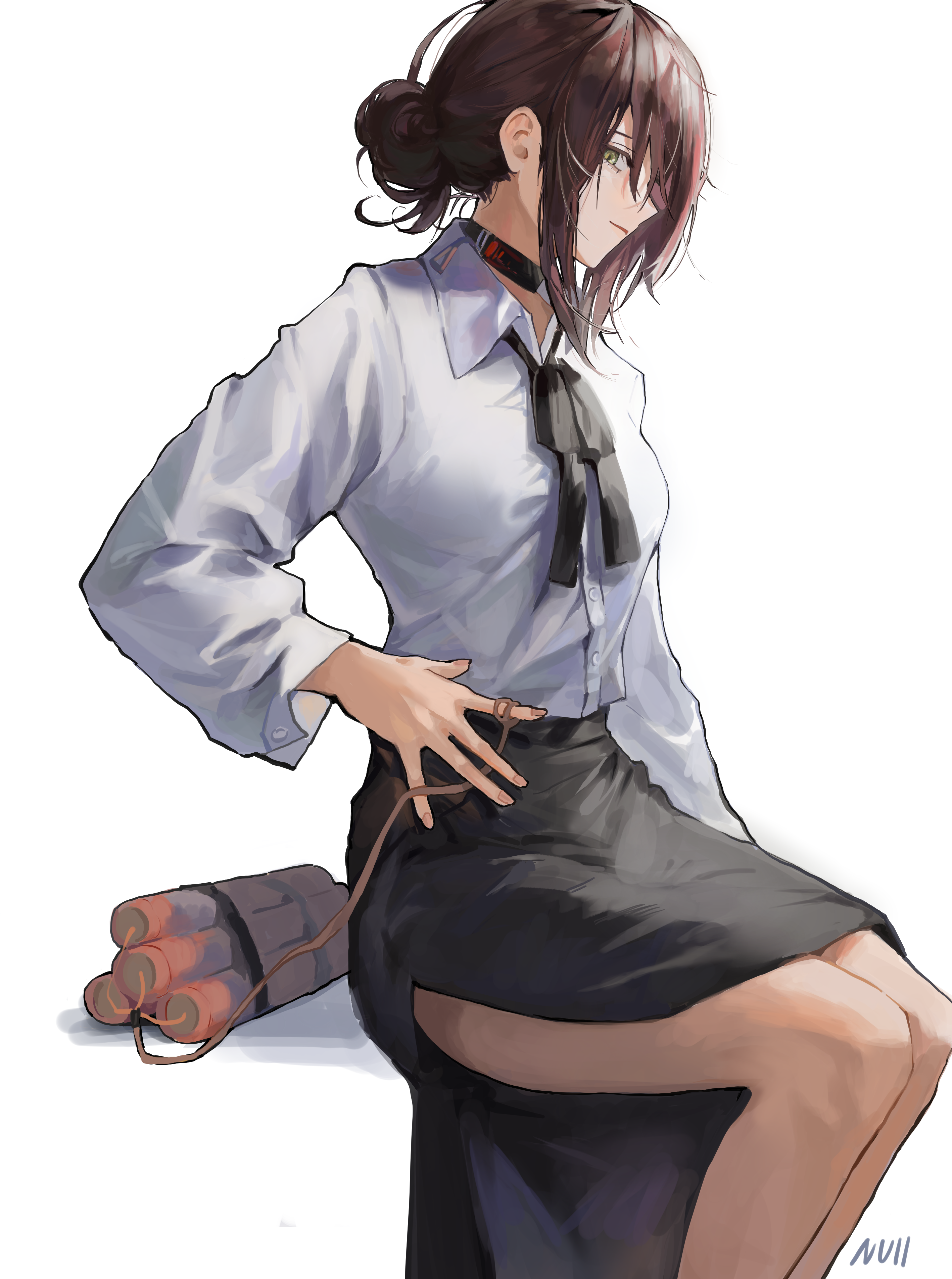 Reze from Chainsaw Man with Dynamite HD Phone Wallpaper