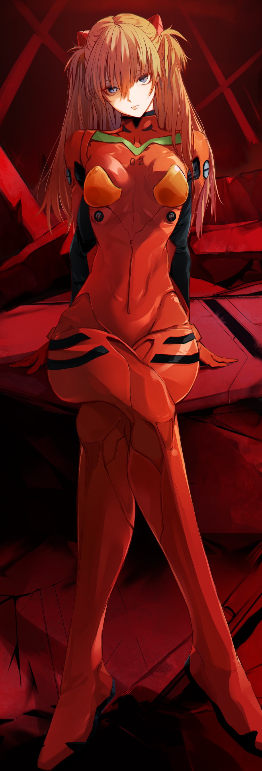 Asuka Langley Soryu from Neon Genesis Evangelion HD Phone Wallpaper