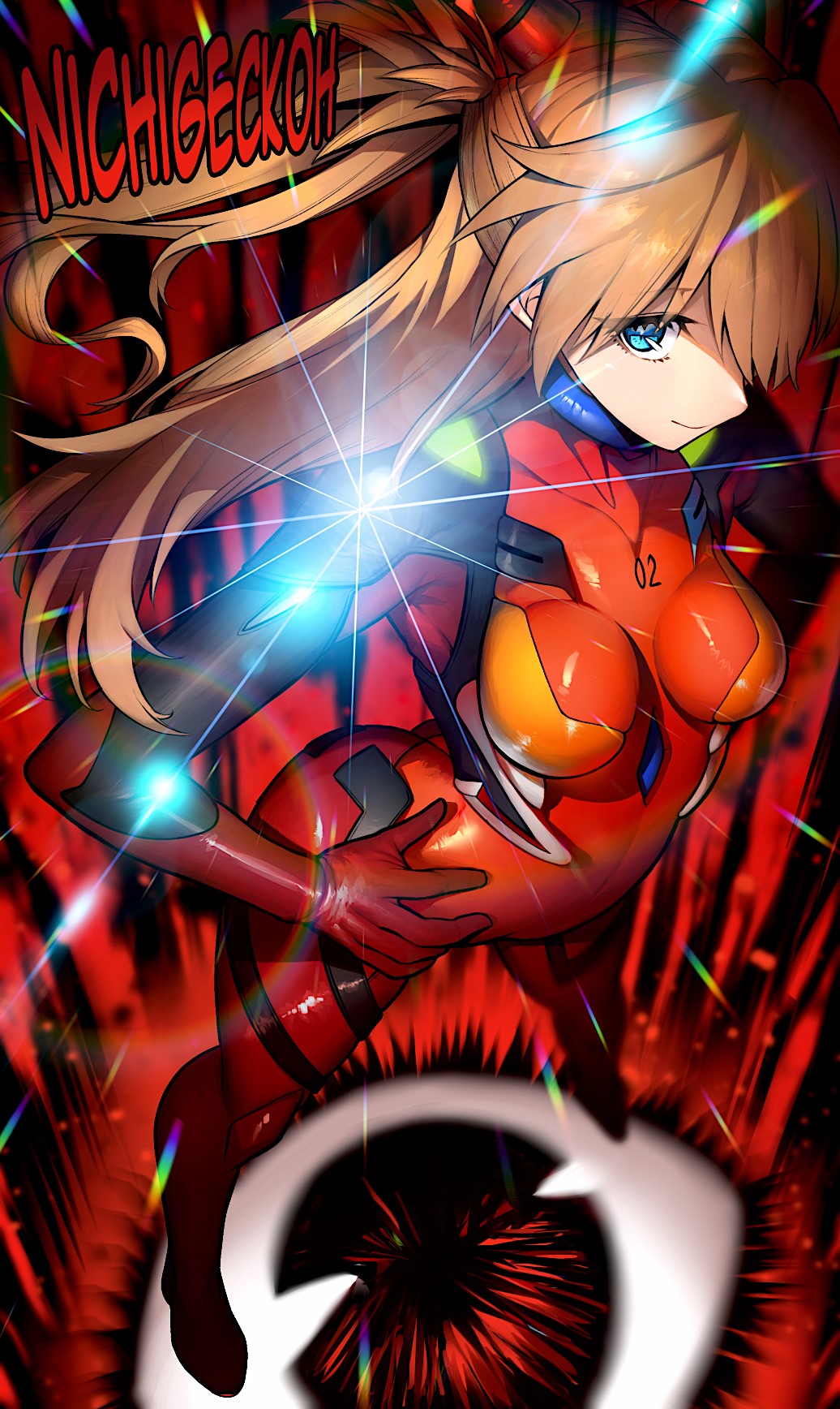 Asuka Langley Soryu from Neon Genesis Evangelion HD Phone Wallpaper