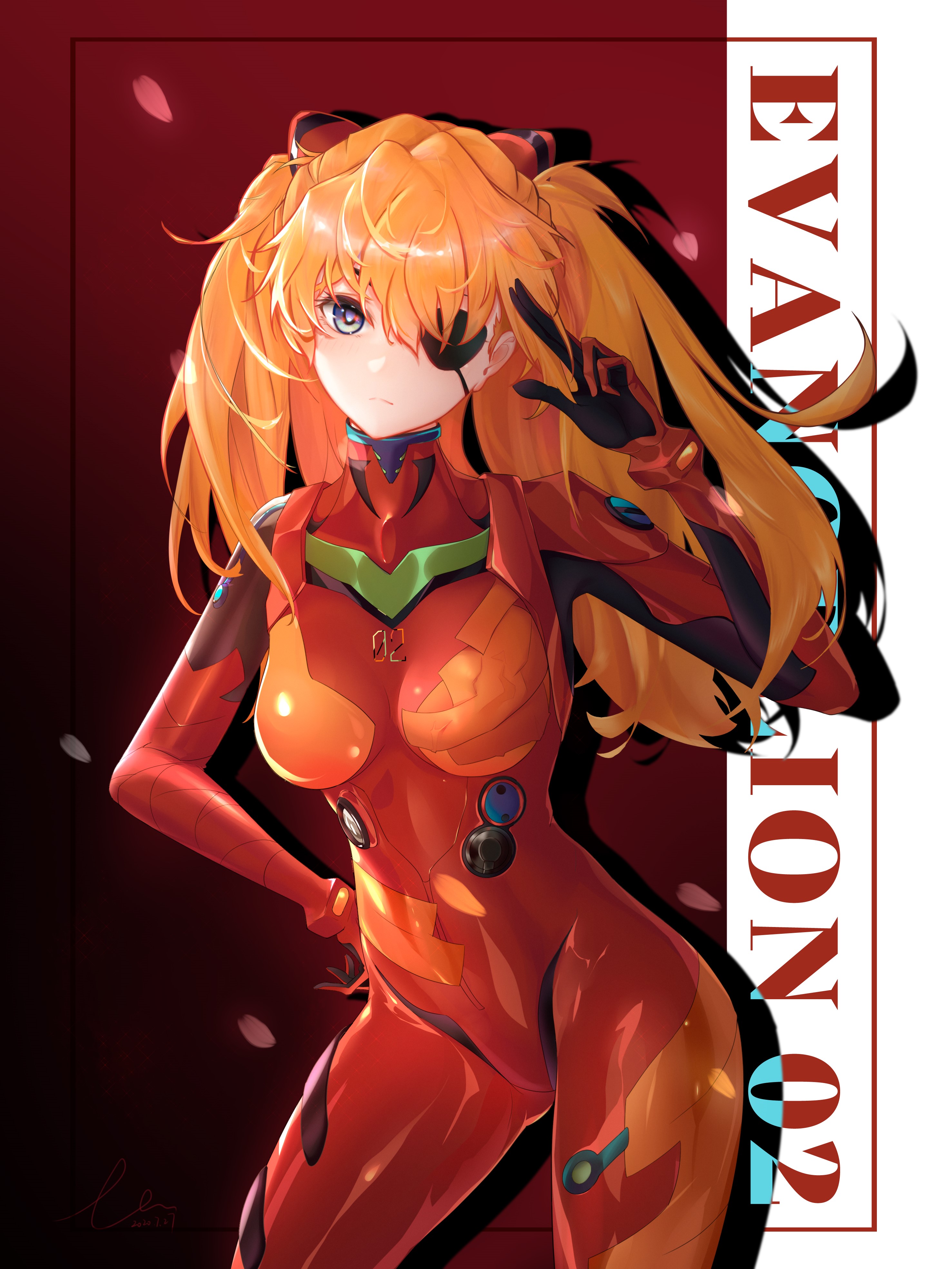 Asuka Langley Soryu from Neon Genesis Evangelion HD Phone Wallpaper